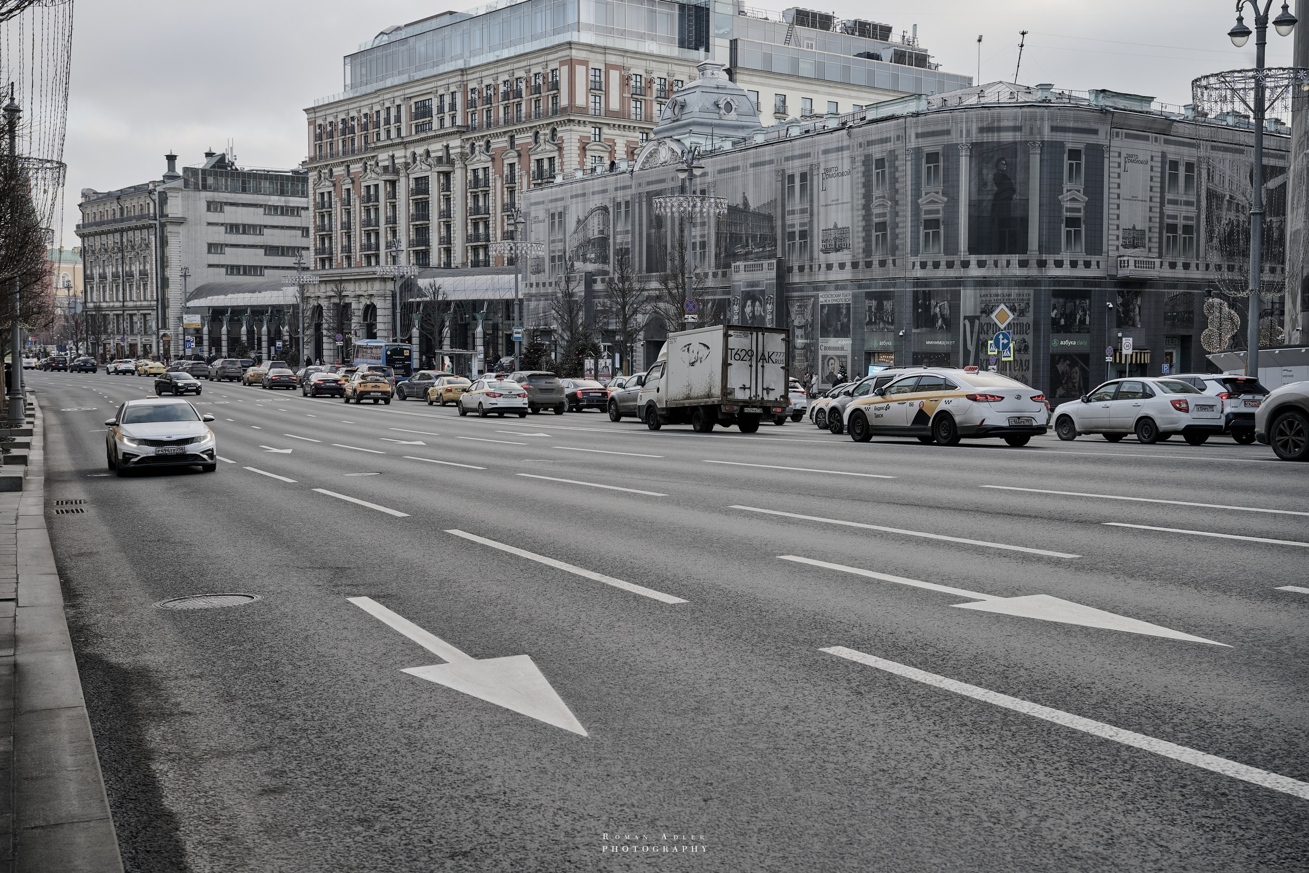 Февральская Москва. Фотограф Роман Адлер