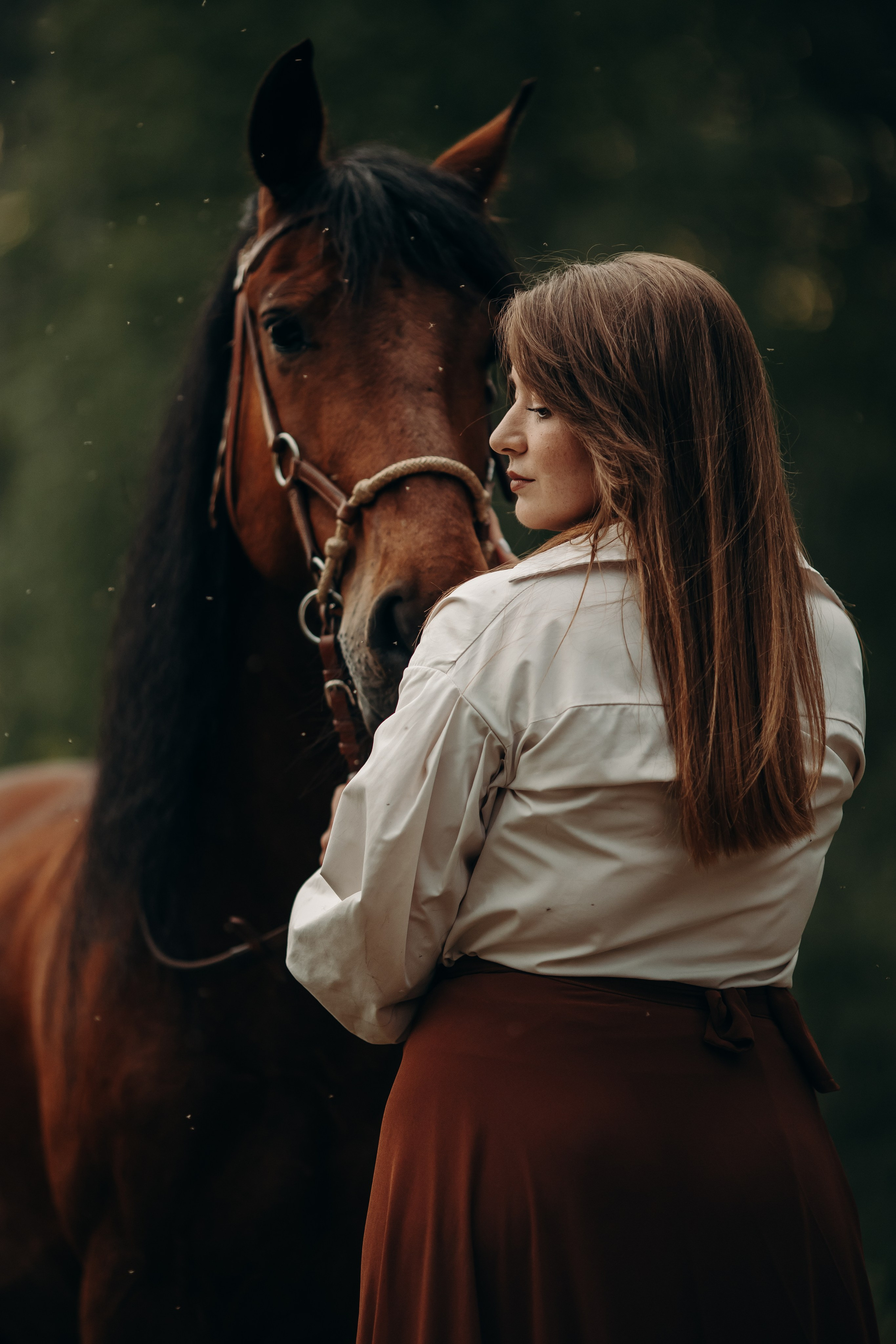 Ксения и Талисман. Анна Молчанова конный фотограф в Тюмени | фотосессии с лошадьми Тюмень