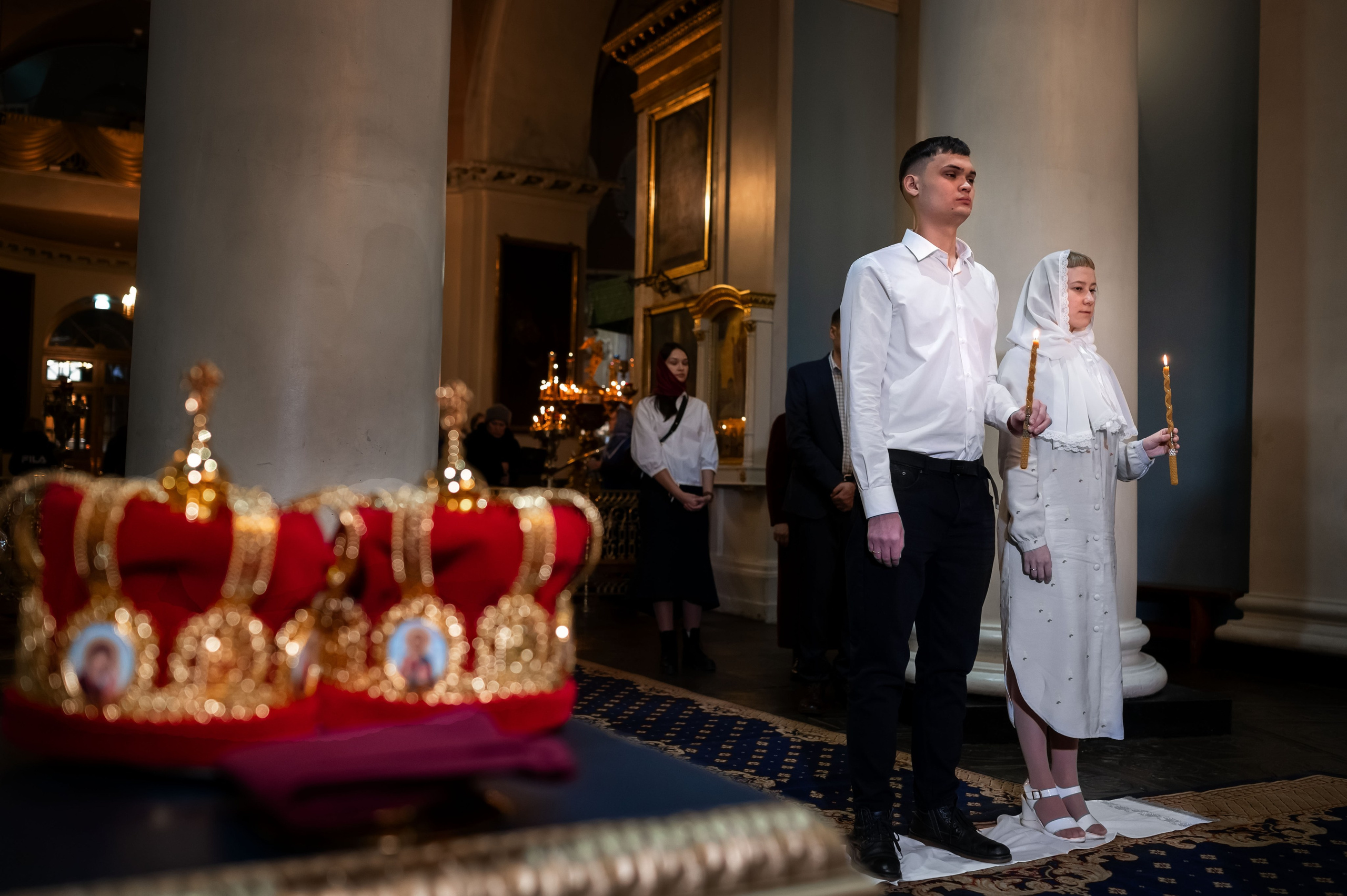 Венчание в храме Всех скорбящих радость. Семейный фотограф в г. Воскресенск Наталия Молева