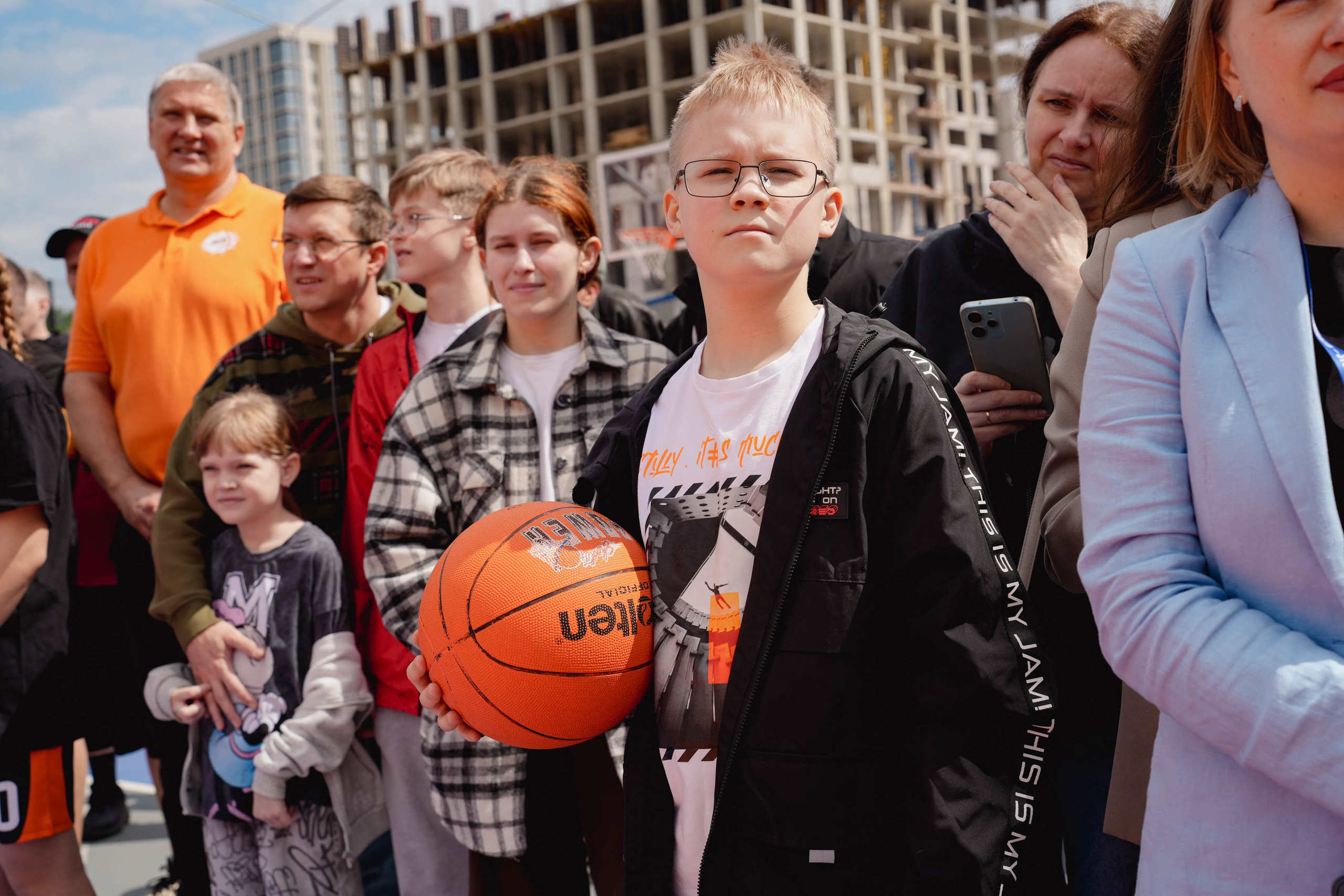 Открытие Центра уличного баскетбола. Спортивный и репортажный фотограф в Иваново Сергей Силкин