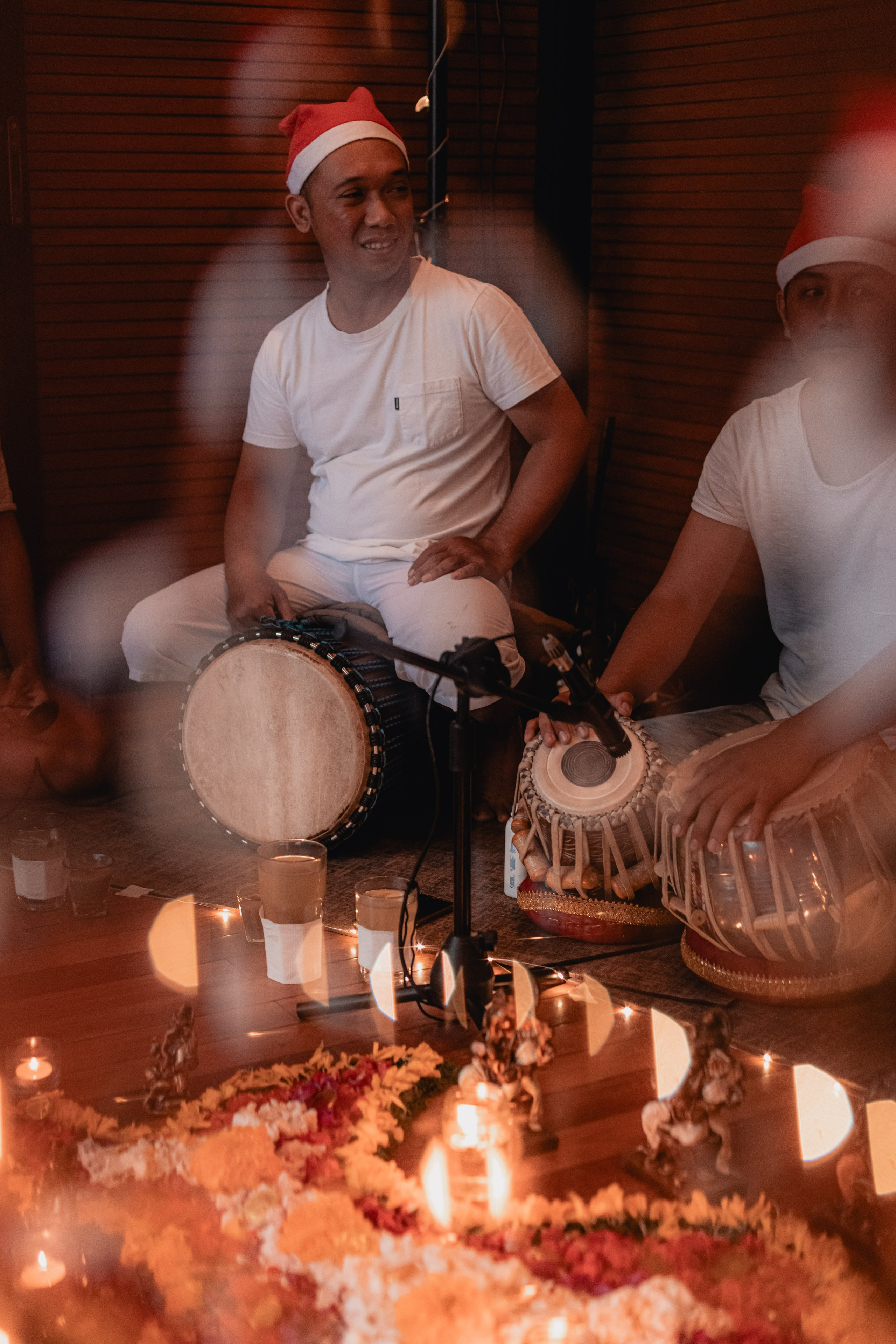 Christmas kirtan w Bhakti Bliss family. Mariam Bagdasaryan