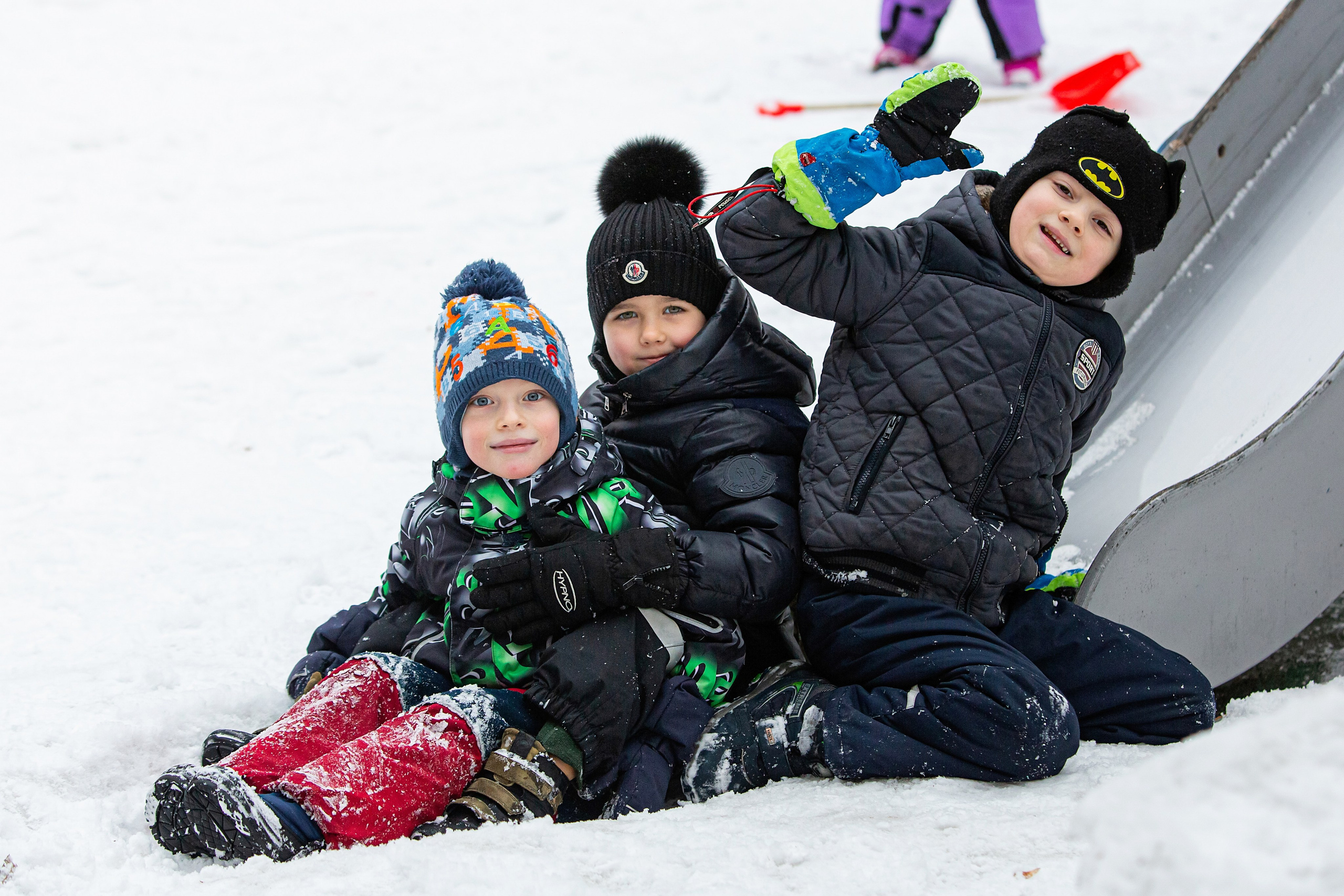 Зима в детском саду. Свадебный, семейный, детский фотограф в Санкт-Петербурге