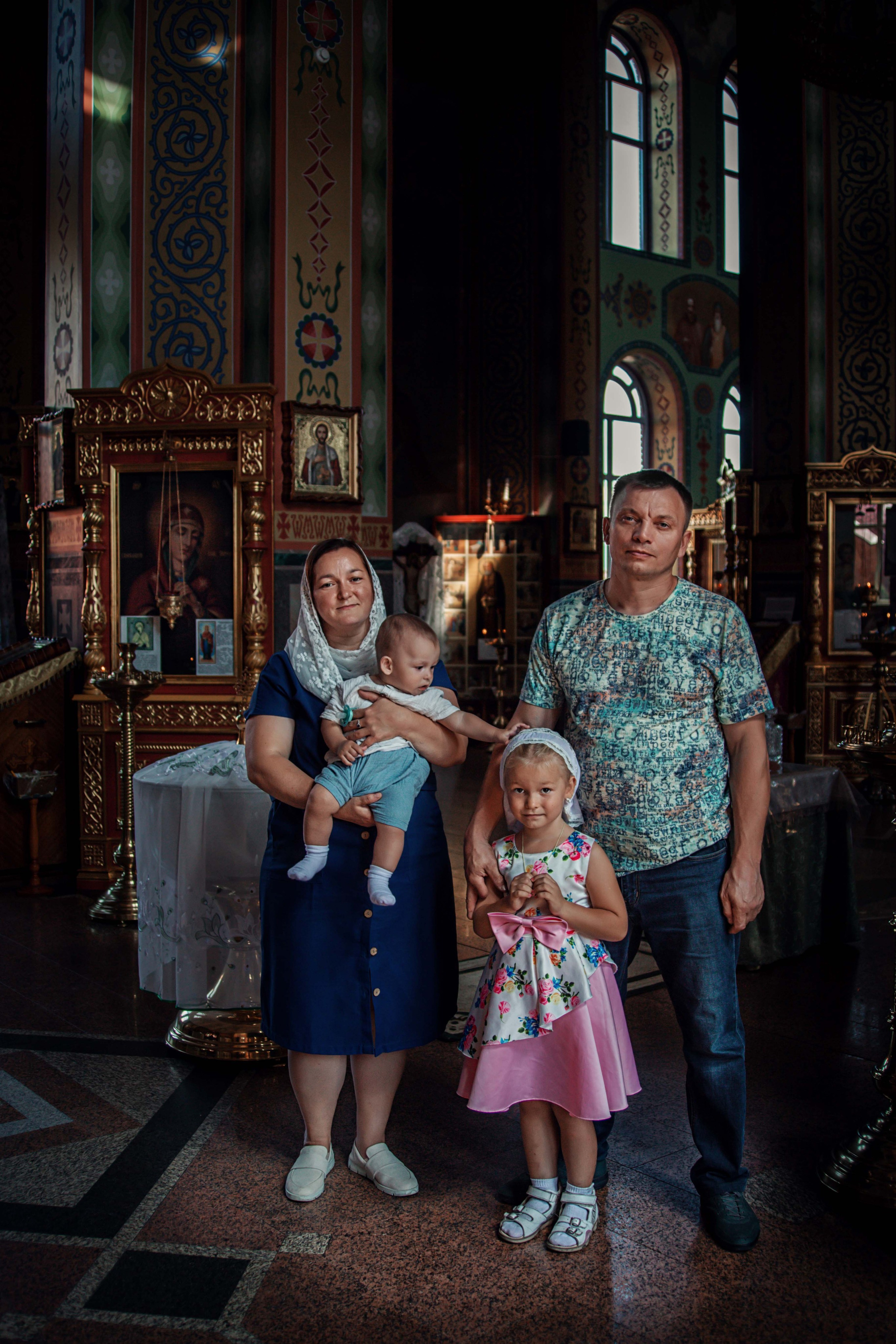 Крещение. Семейный и детский фотограф в Москве Ольга Кривенцова