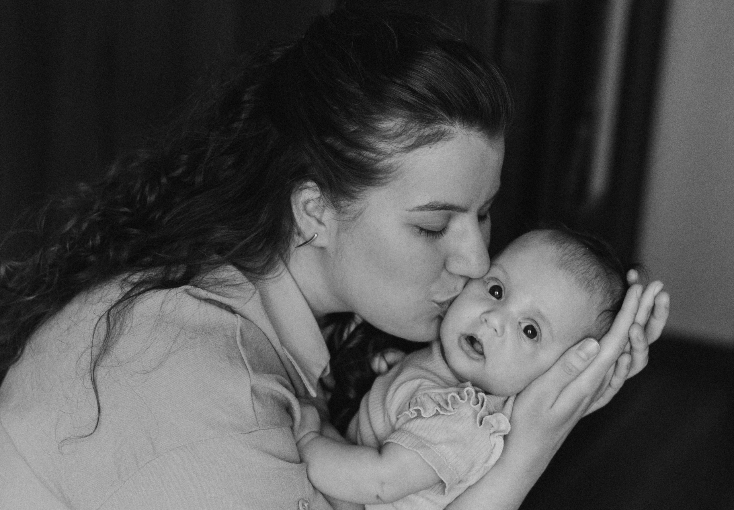 3 месяца дома. Семейный, ньюборн фотограф, фотограф на роды в Москве, Виктория Тюльдюкова