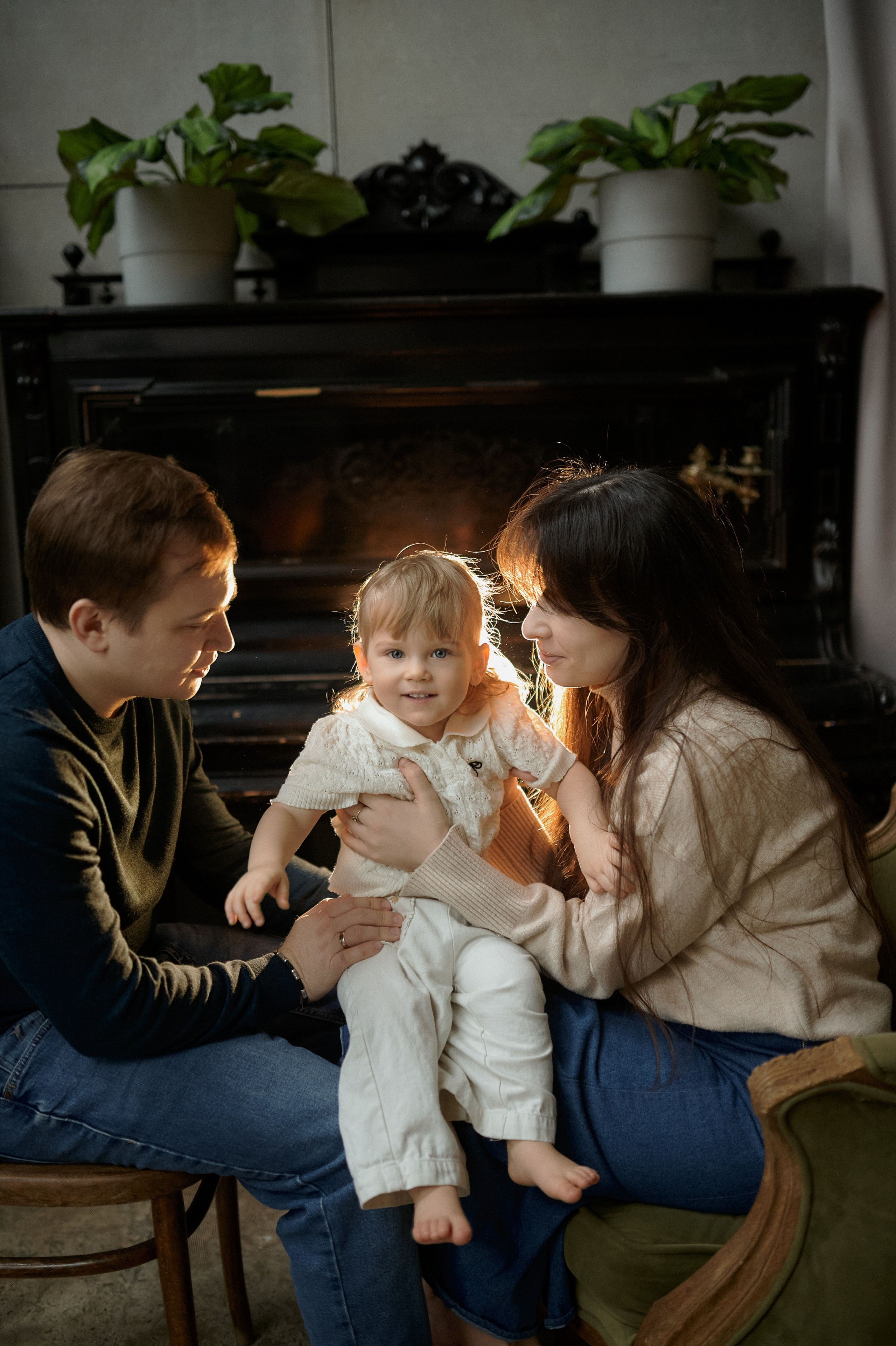 Илья, Ирина и Ева. Семейный и свадебный lifestyle-фотограф в Москве Мария Петрова