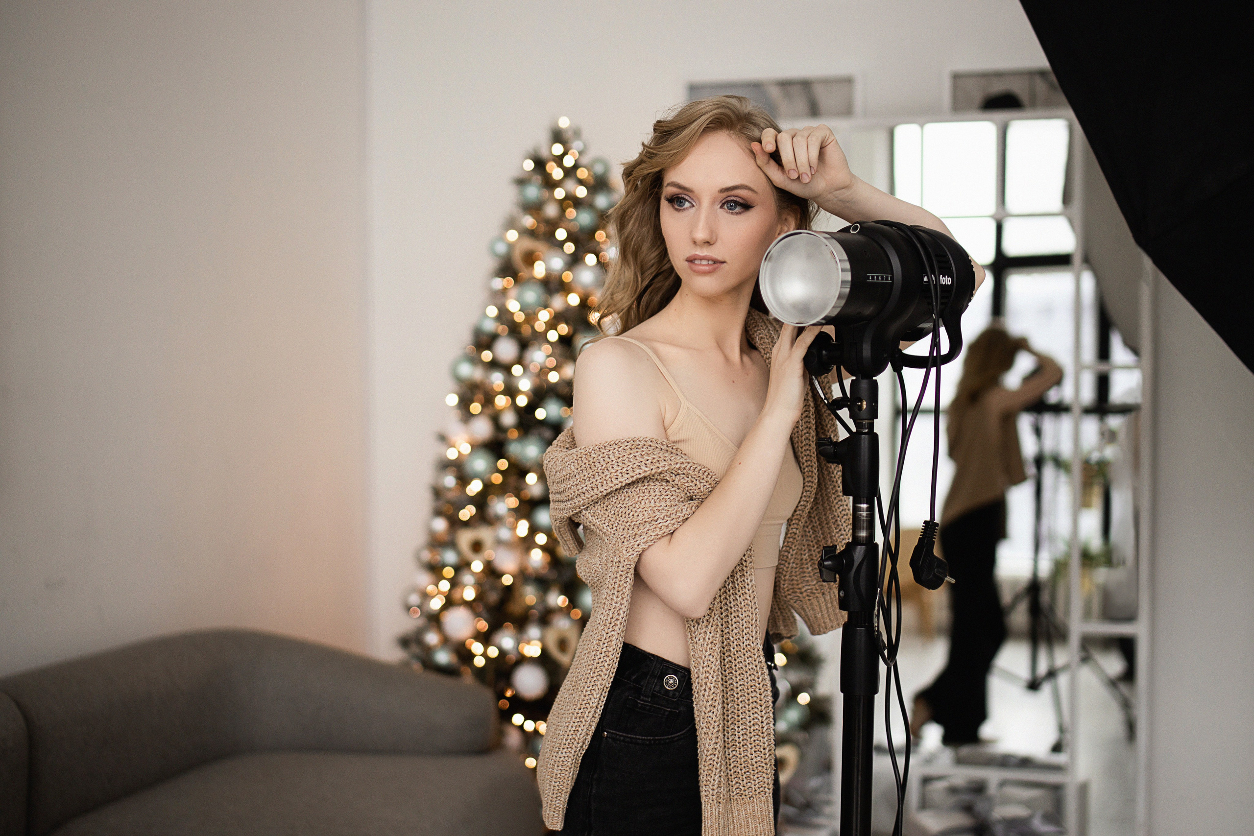 Новогодняя фотосессия для Анастасии. Семейный и свадебный фотограф Москва Канделаки Ольга