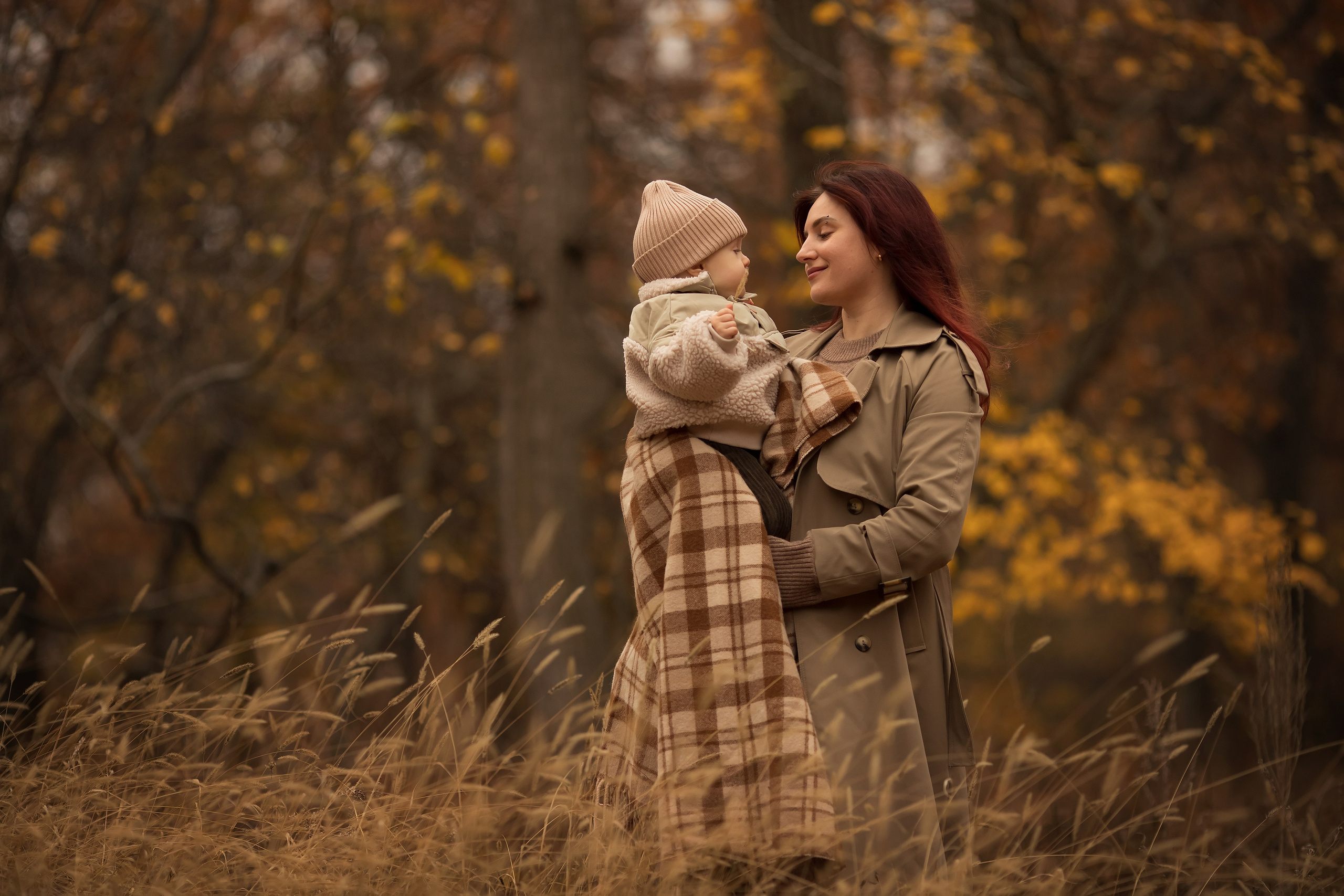 Осень в лесу. Семейный и детский фотограф в Саратове Полина Коткина