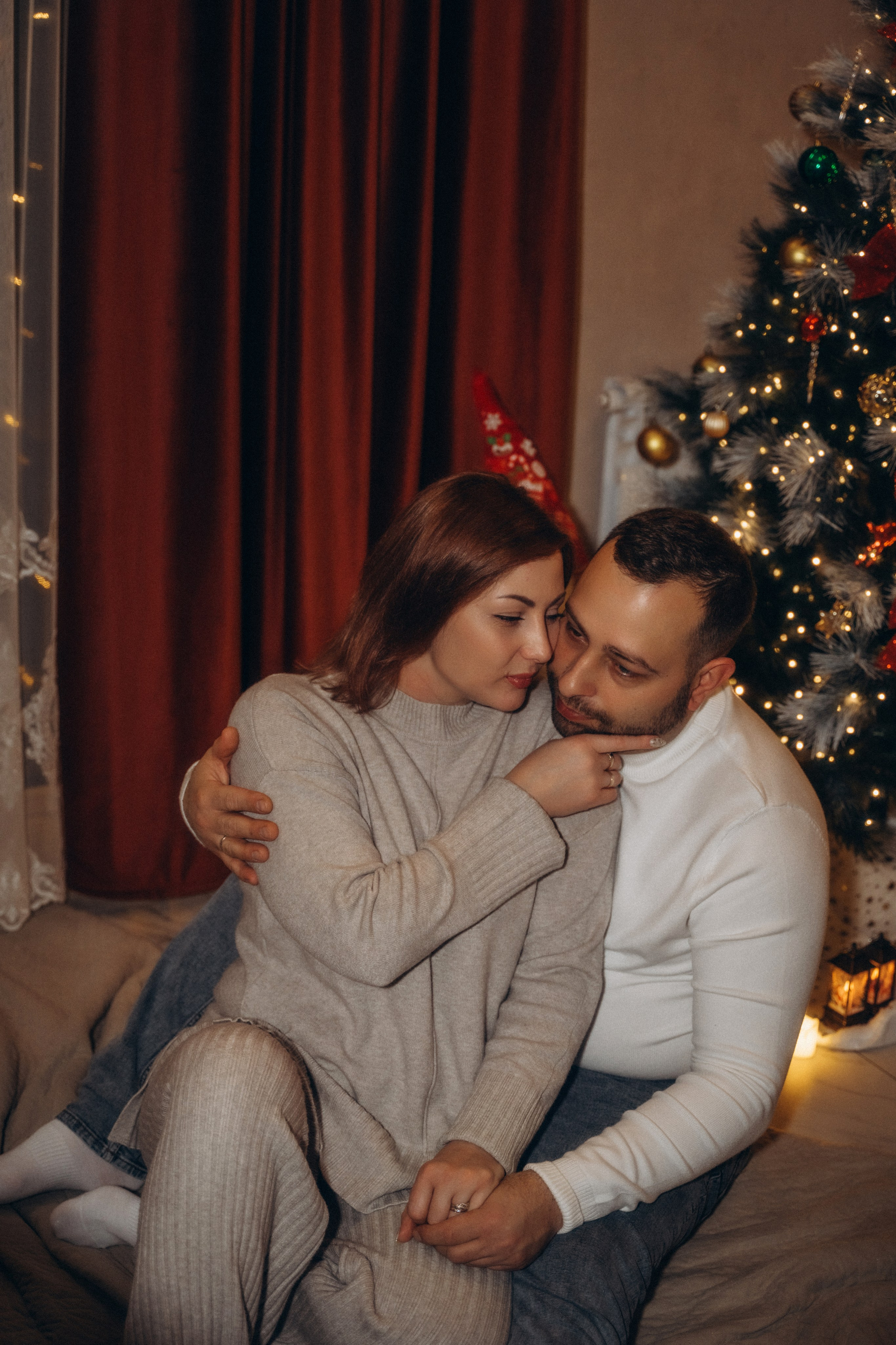 Семья Киприяновы, Новый год дома. Семейный фотограф в Белгороде Амелина Алина