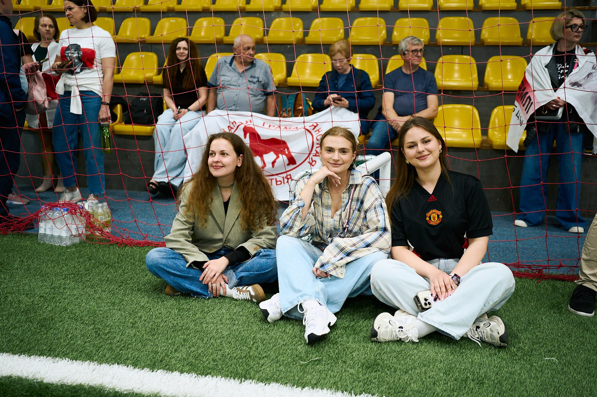 Friendly football match: Seimas of the Republic of Lithuania vs. Sviatlana Tsikhanouskaya’s Office. Photographer in Vilnius
