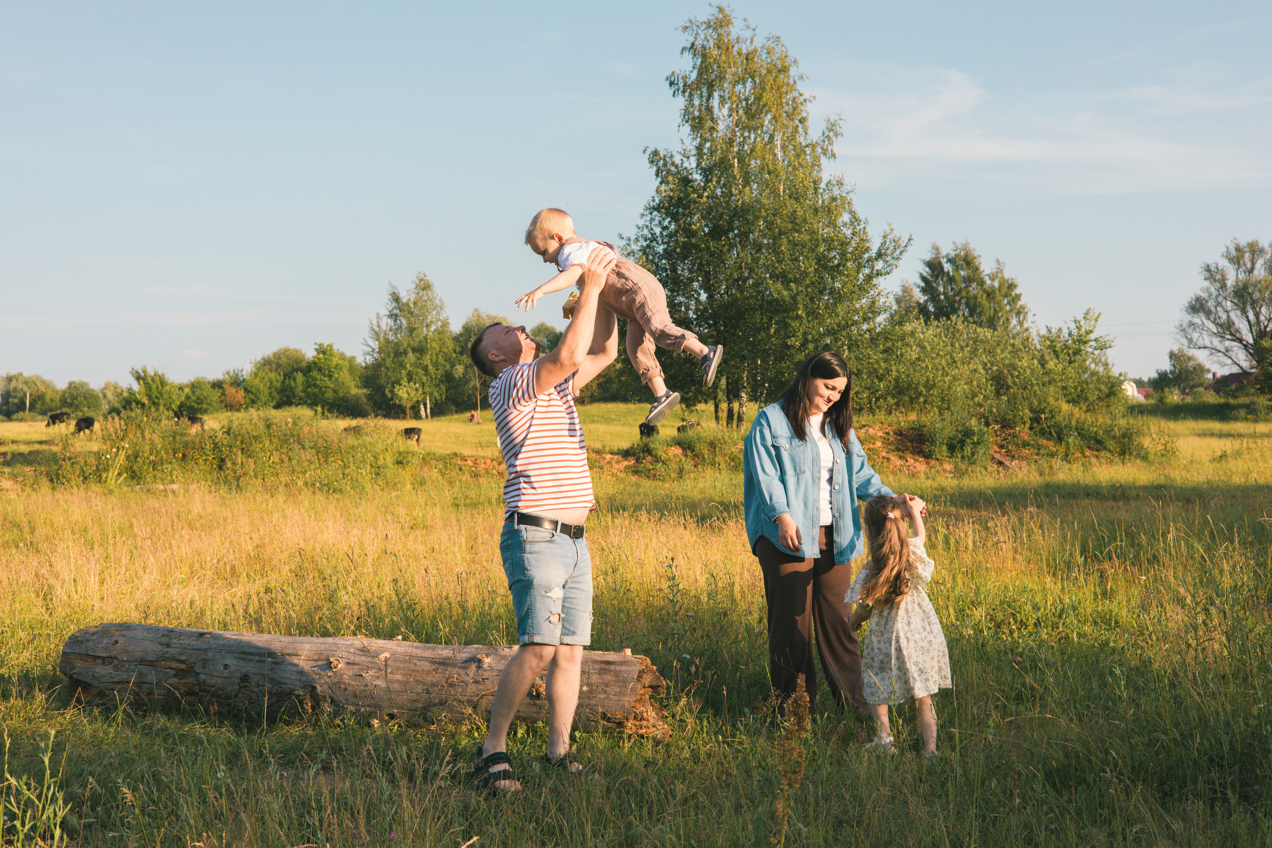 Ирина, Николай, Варя и Илюша. Семейный фотограф Москва, Раменское, Егорьевск Наталья Сидоренкова