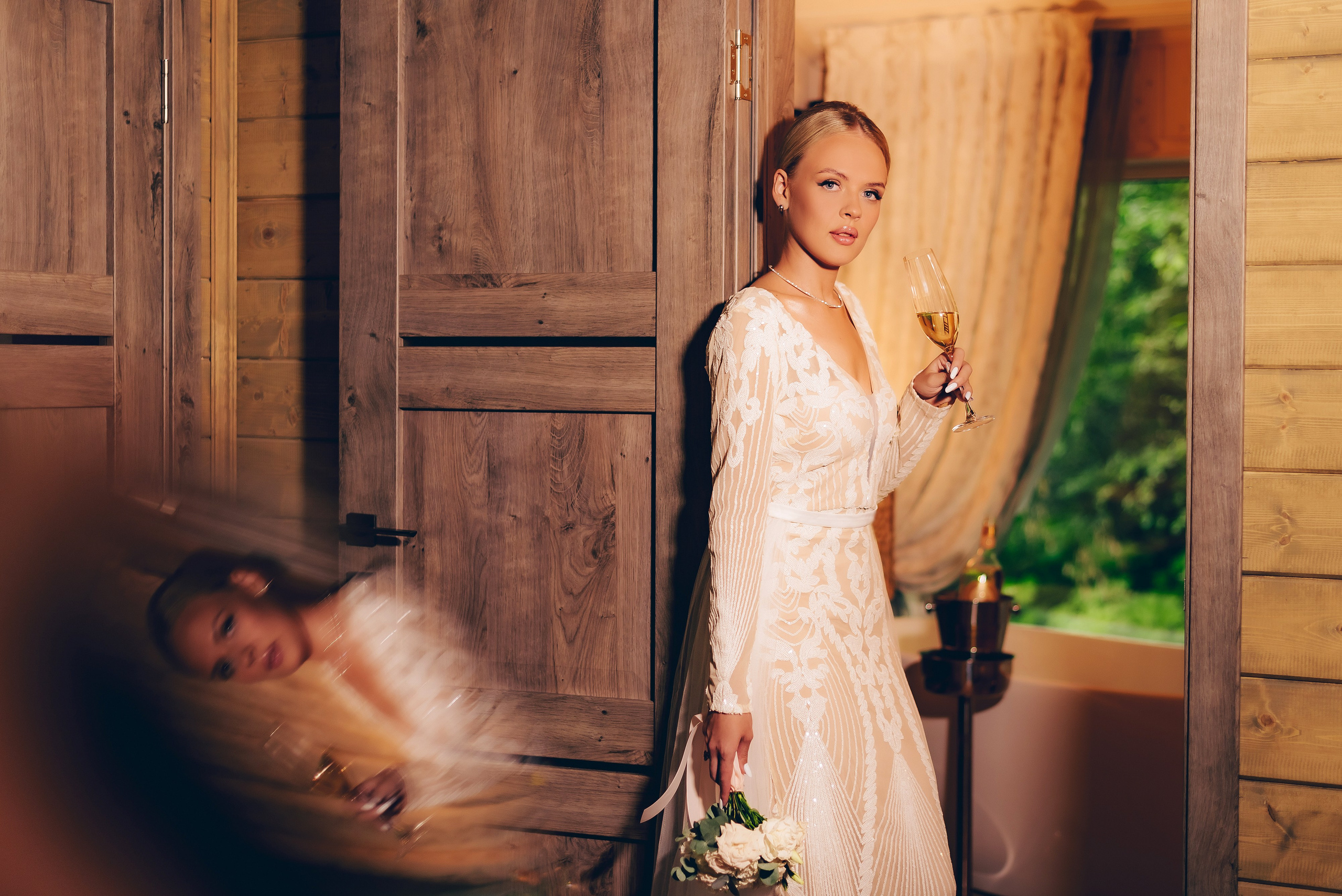 Сборы невесты Марии в экоотеле. Профессиональный фотограф Natali Aieteia