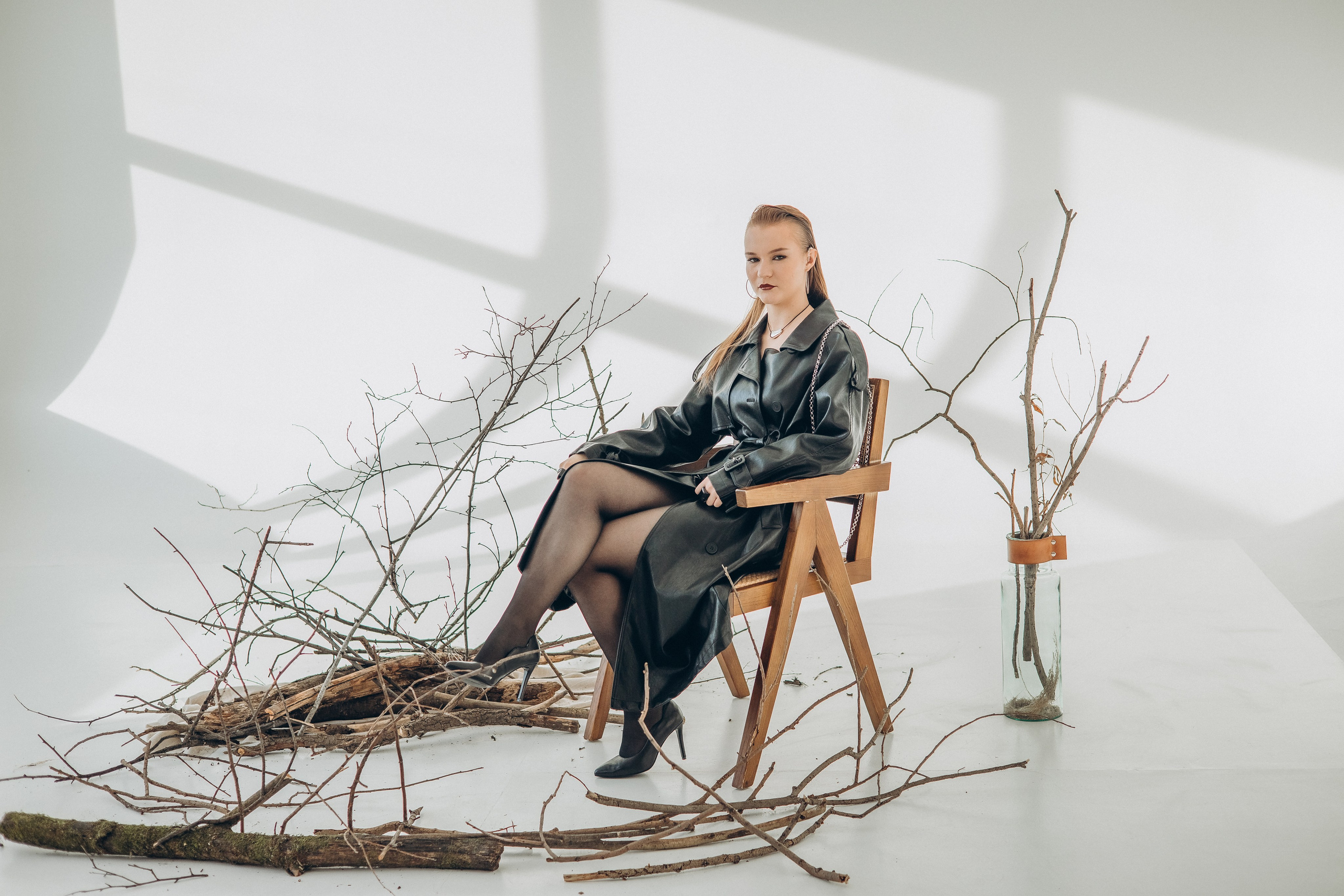 Осень в студии. Семейный, детский, женский фотограф в Новосибирске Оля Борисова