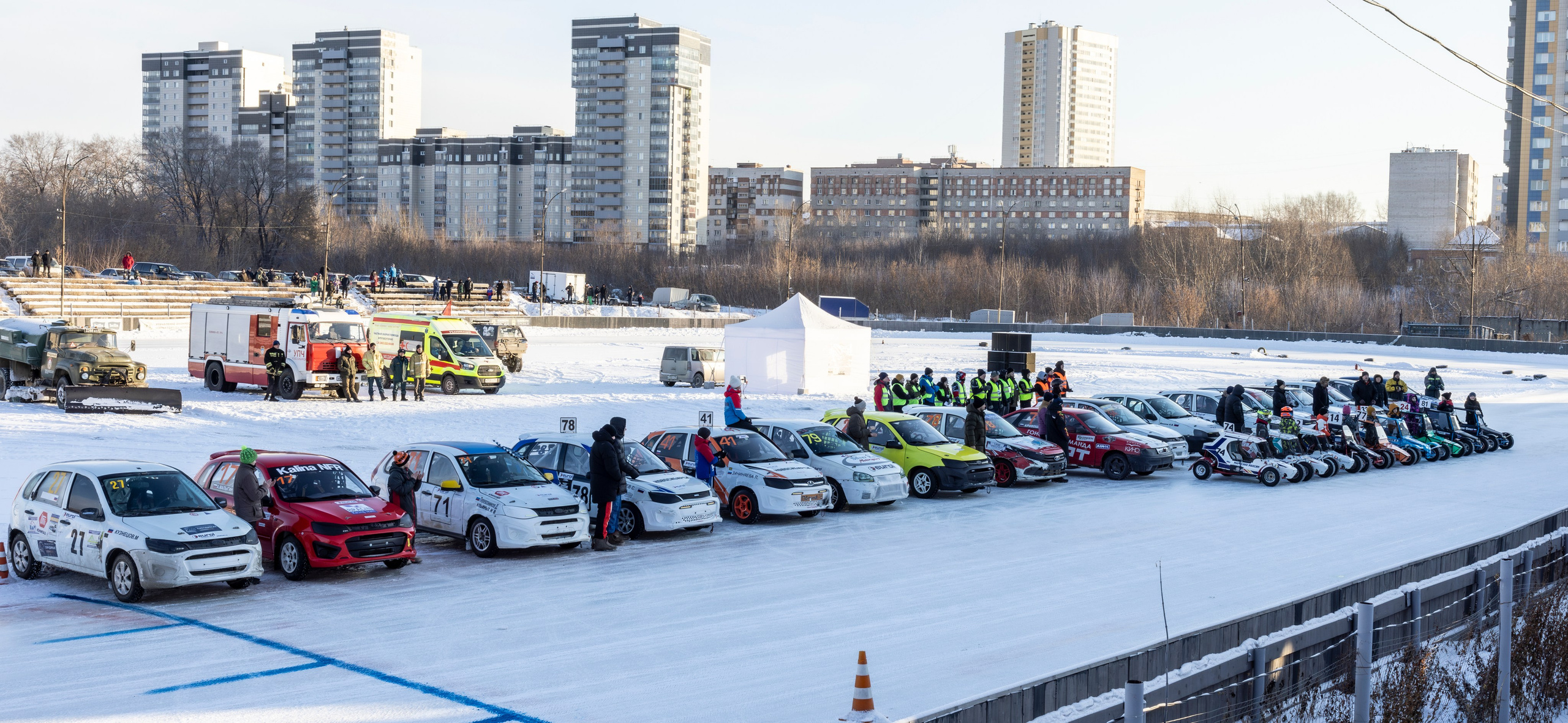 Автогонки «Трек 400» на льду. Bertran Ordo