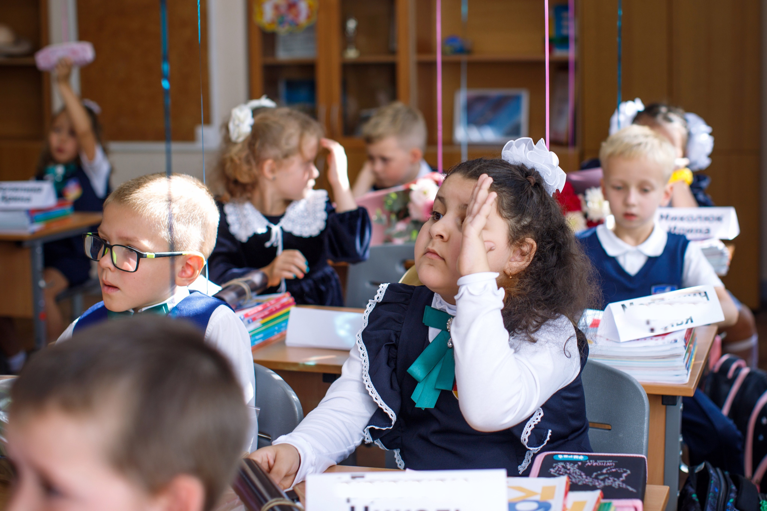 1 сентября / 1 класс / Гимназия № 1558 / г. Москва. Детский и семейный фотограф Мария Киселёва. Москва