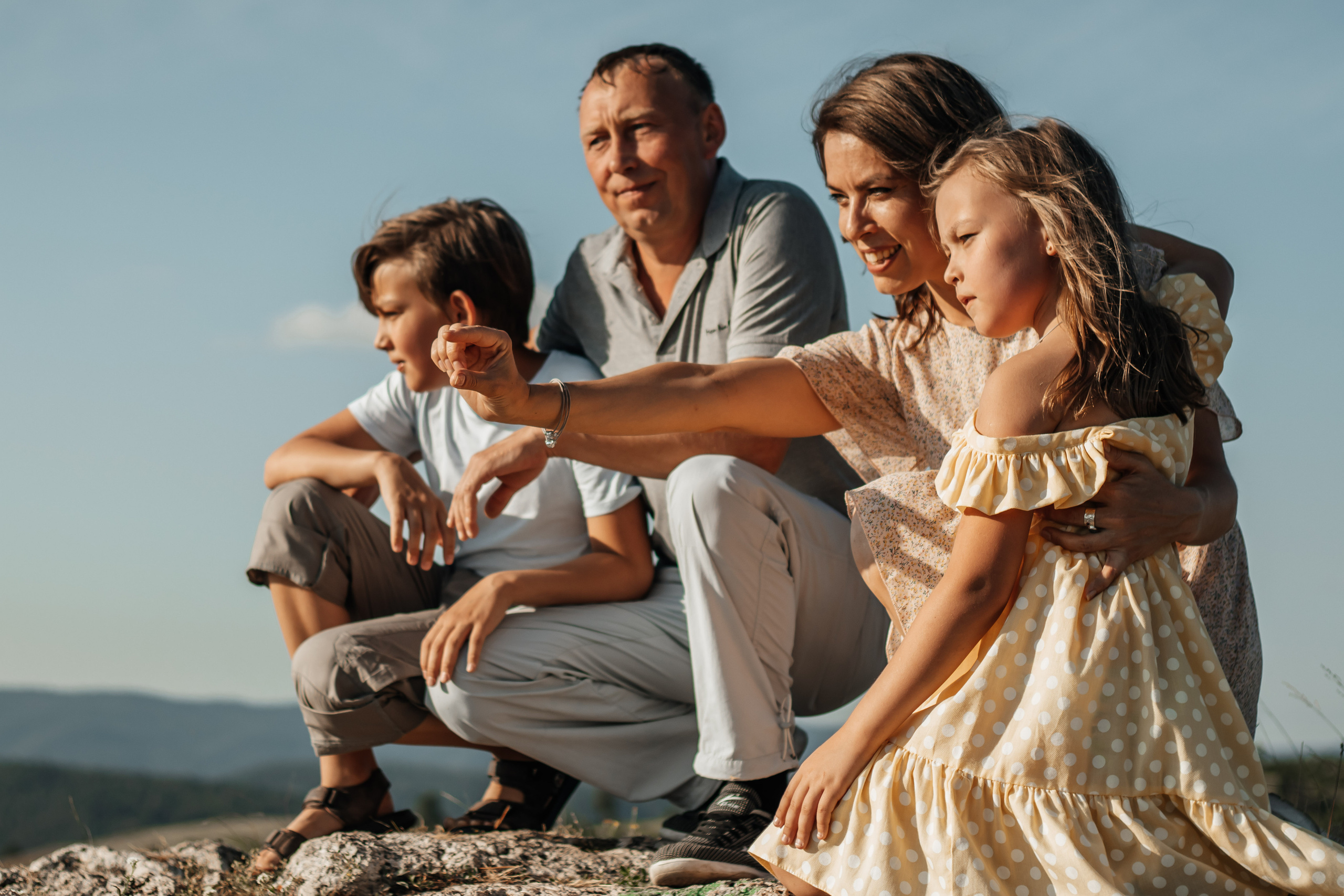 Семейная в горах. Фотограф Исламова Диана