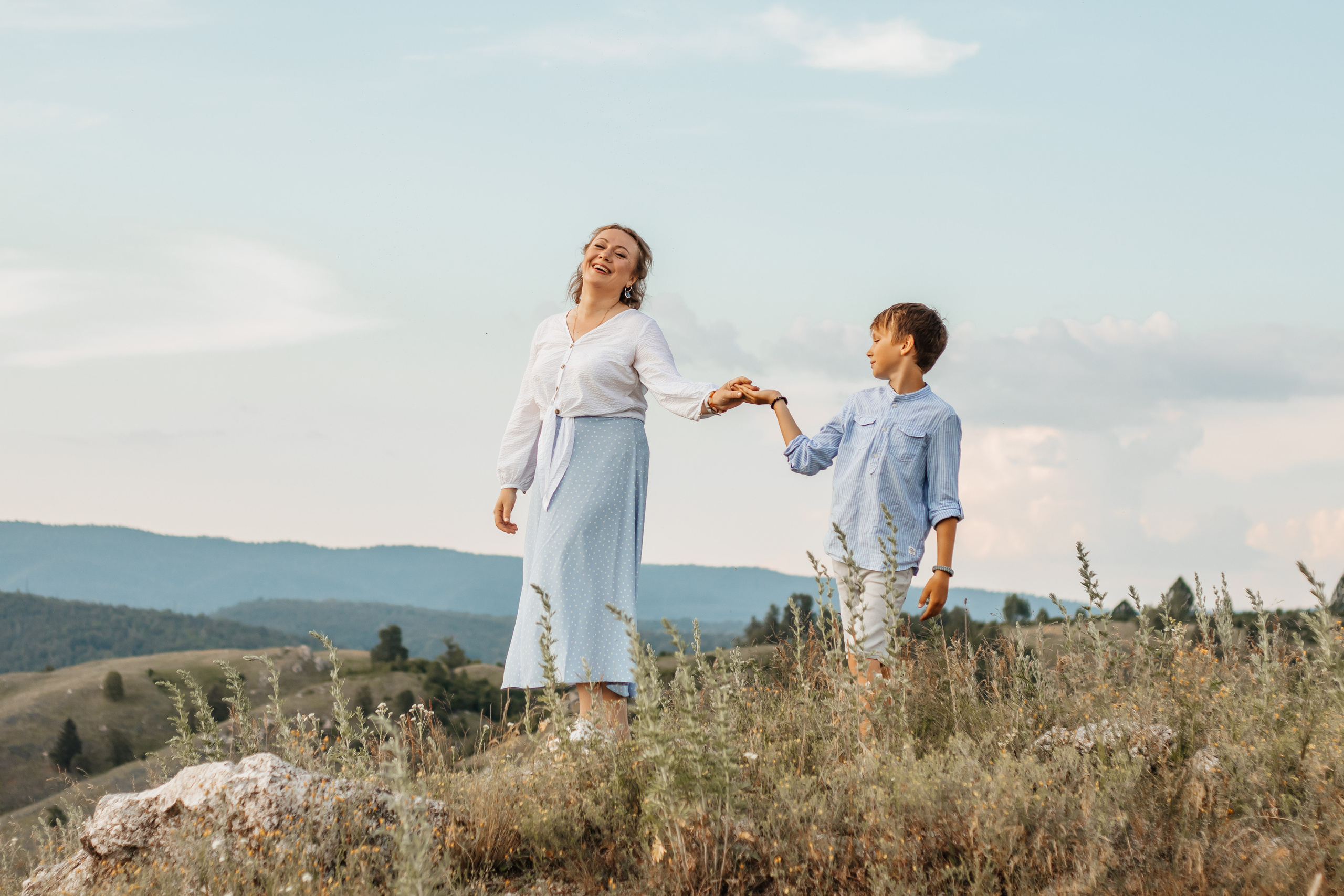 На горе. Екатерина. Фотограф Исламова Диана