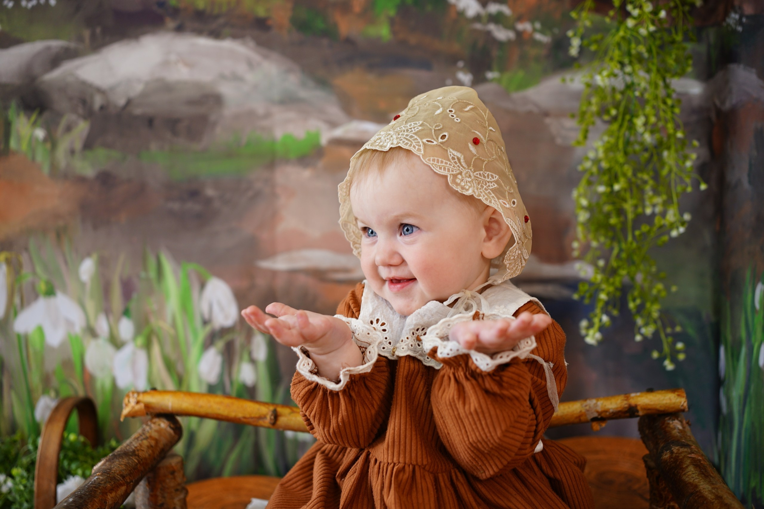 Фотозоны на ХОЛСТЕ. Детская Фотостудия ГОДОВАСИКИ в Санкт-Петербурге фотосесия на годик