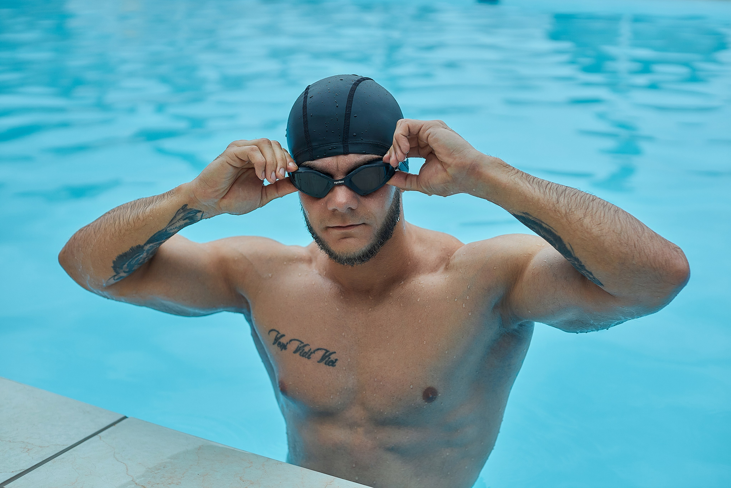 фотосессия в воде и очках в Самаре