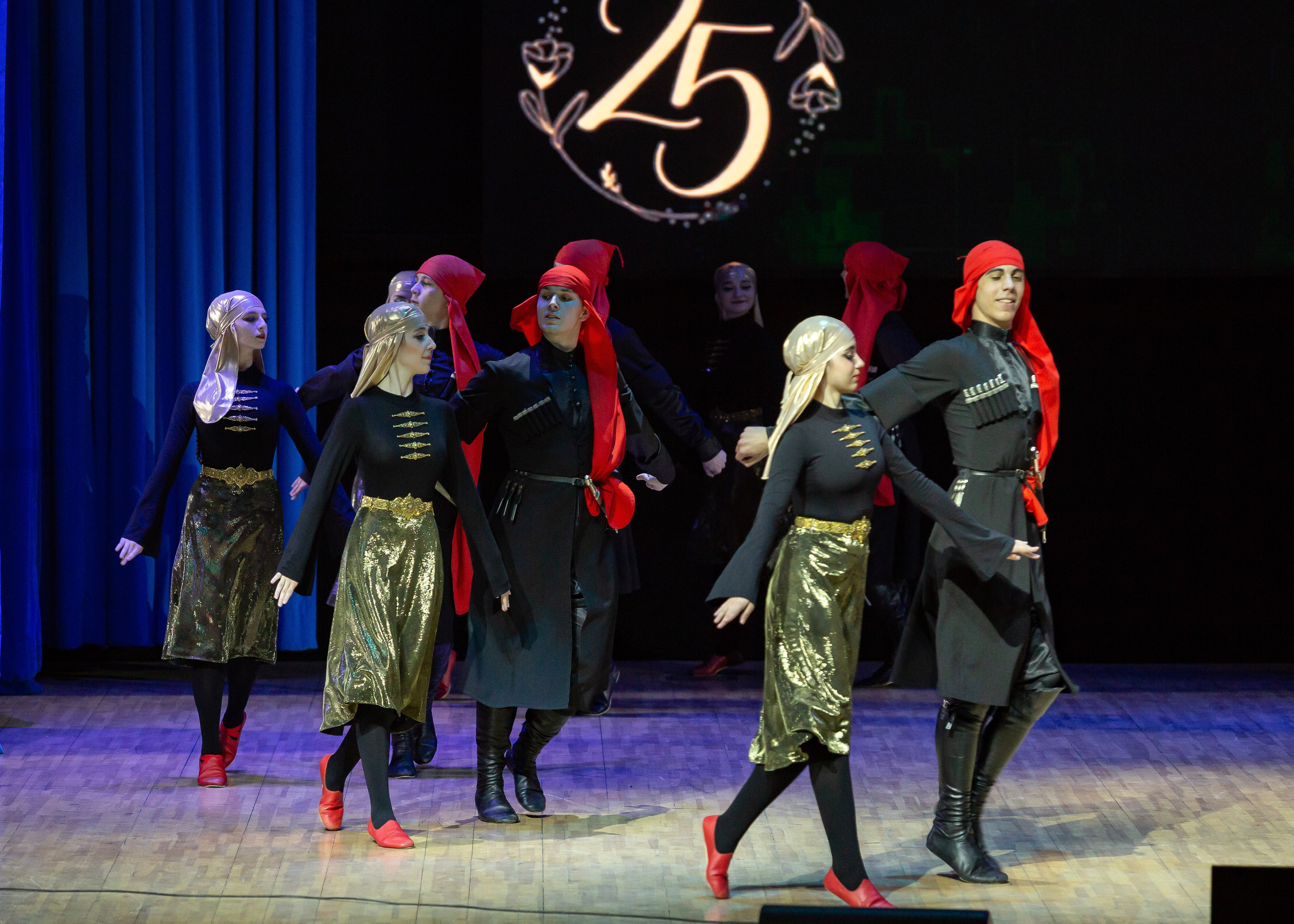 Юбилейный концерт танцевального коллектива «Адыги». Репортажный фотограф в Москве