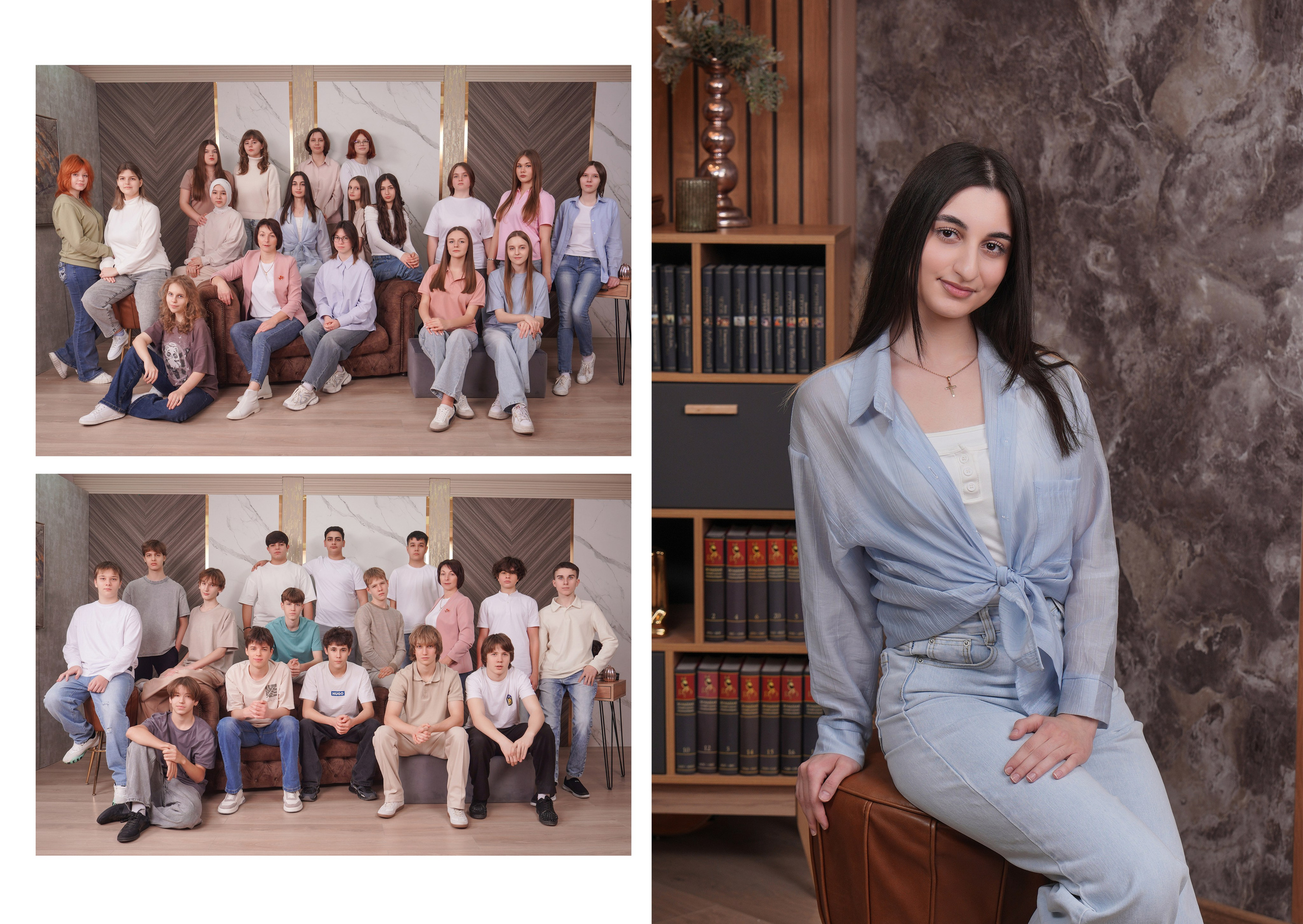 ШКОЛА 105 9 В. Красивый выпускной альбом в Краснодаре