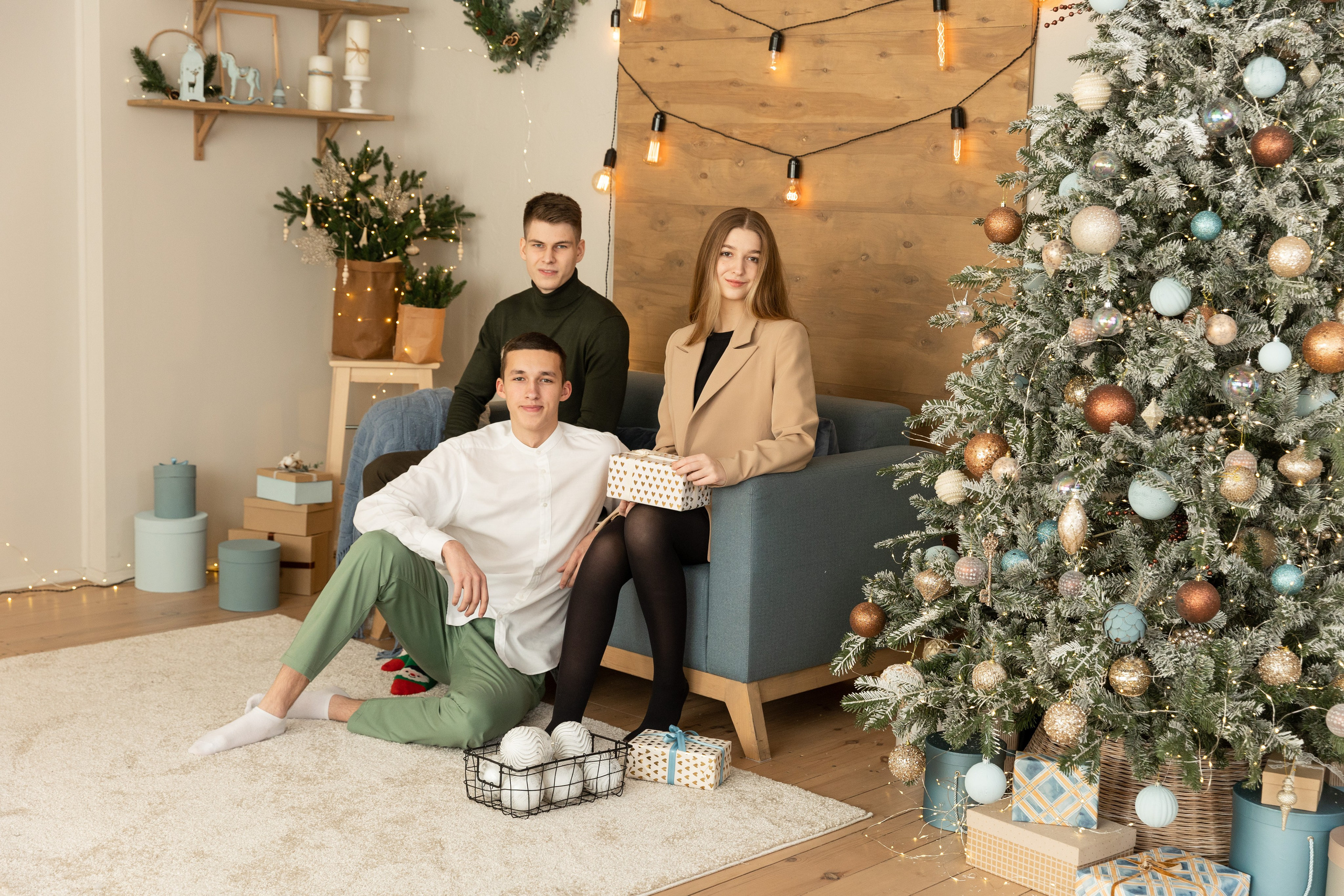 Новогодняя фотосессия 11Б. Семейный, детский, школьный фотограф в Благовещенске Яна Белоусова