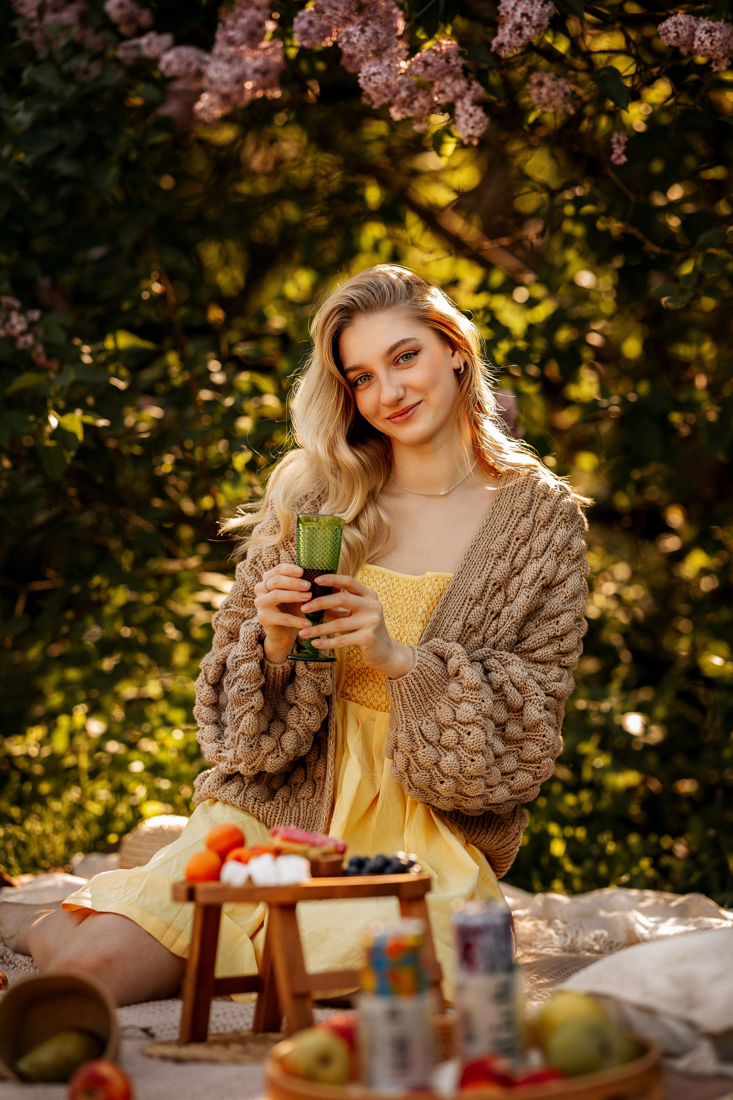 Воскресный пикник в Сиреневом саду. Женский и семейный фотограф в Москве Виктория