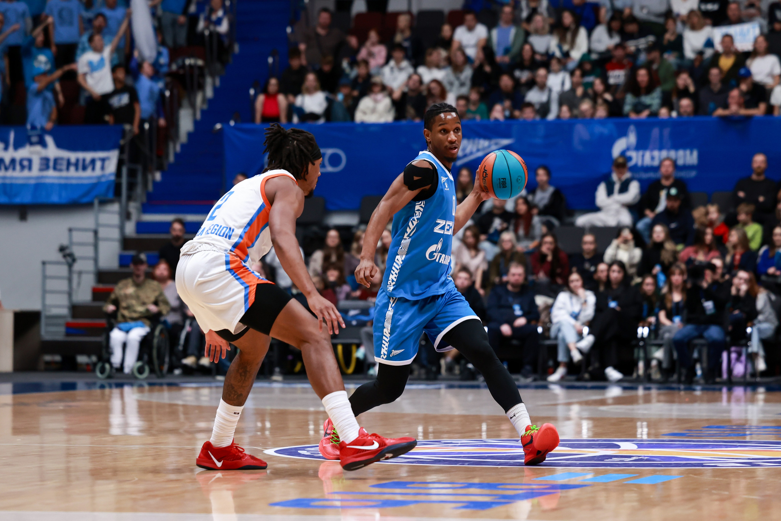 БК Зенит — БК Самара 30.10.2024. Спортивный и репортажный фотограф Антон Тереханов