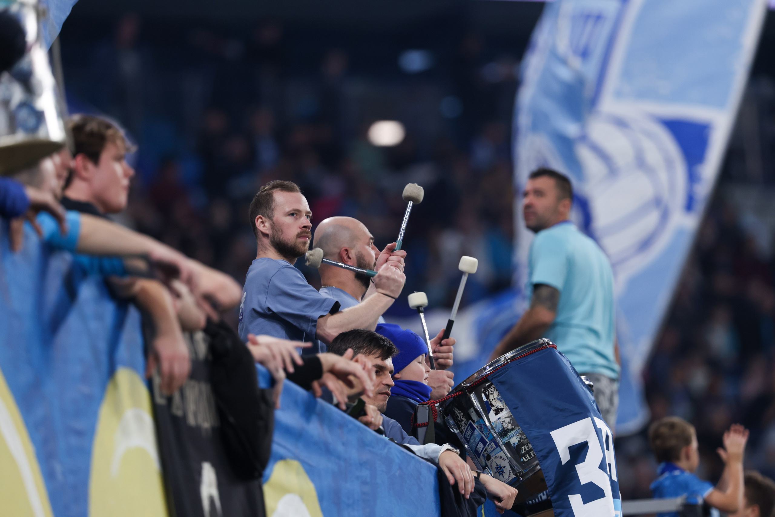 ФК «Зенит — ФК «Динамо» Москва 05.11.2025. Спортивный и репортажный фотограф Антон Тереханов