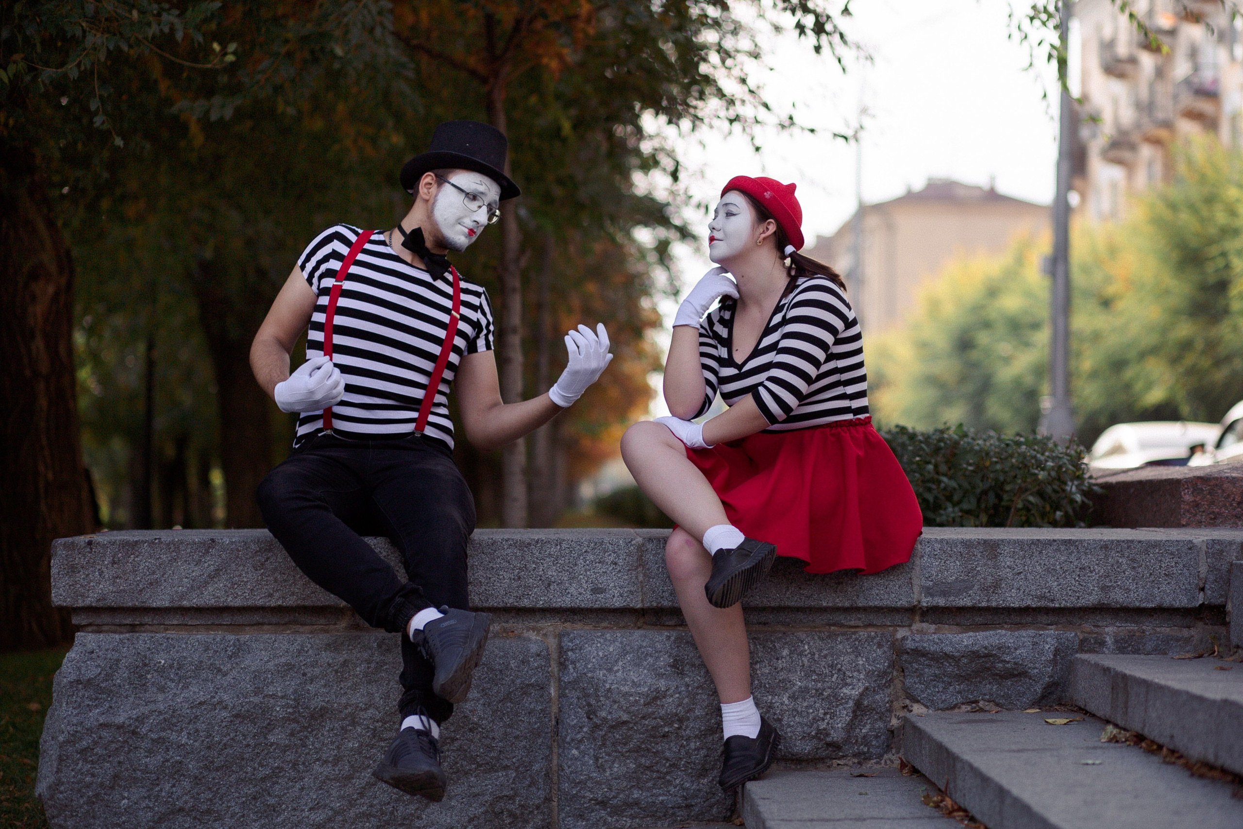 Мимы. Фотограф Крохин Олег