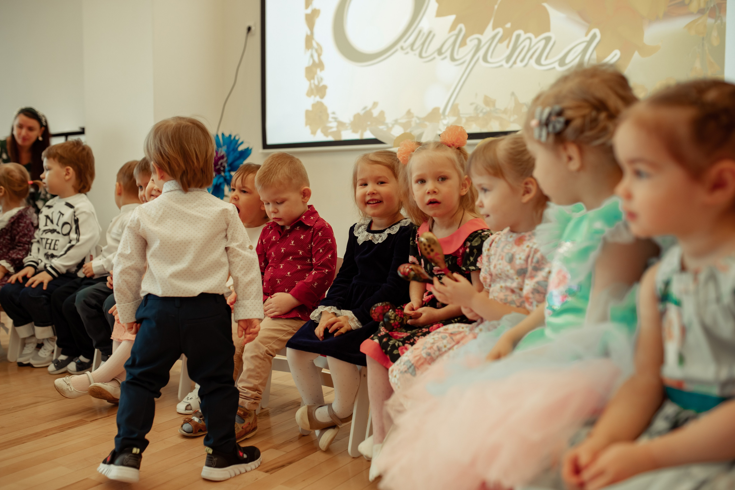 Праздник весны в детском саду. Семейный и детский фотограф в Москве Дорогова Екатерина