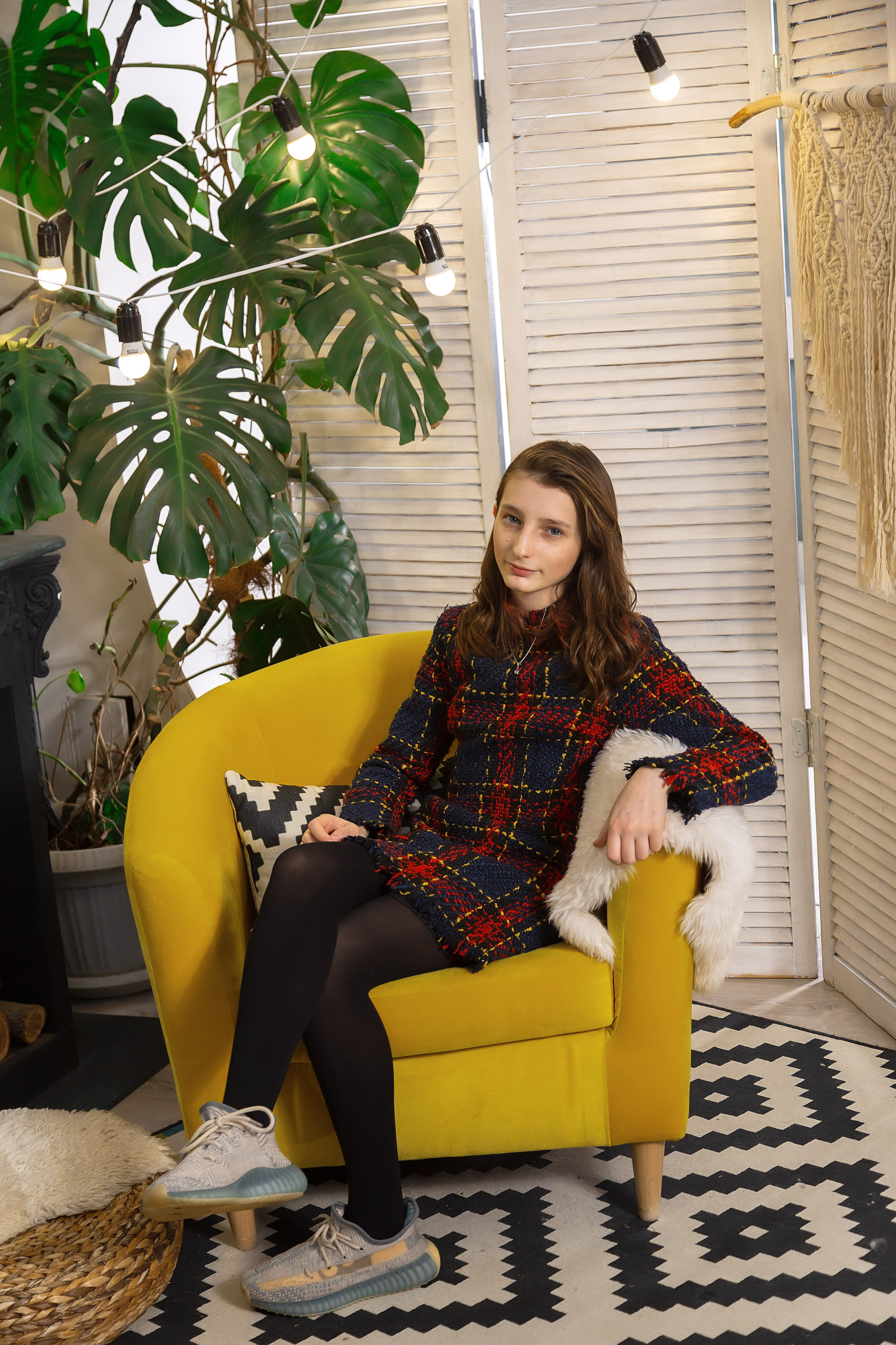 Новогодняя семейная фотосессия в студии в Волгодонске