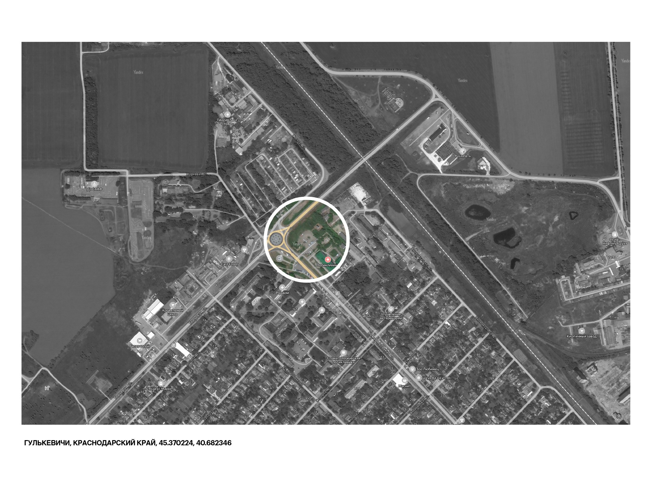 Автомойка, СТО и кафе — комплексная 3D-визуализация с благоустройством. 3Д Визуализация Интерьера и Архитектуры