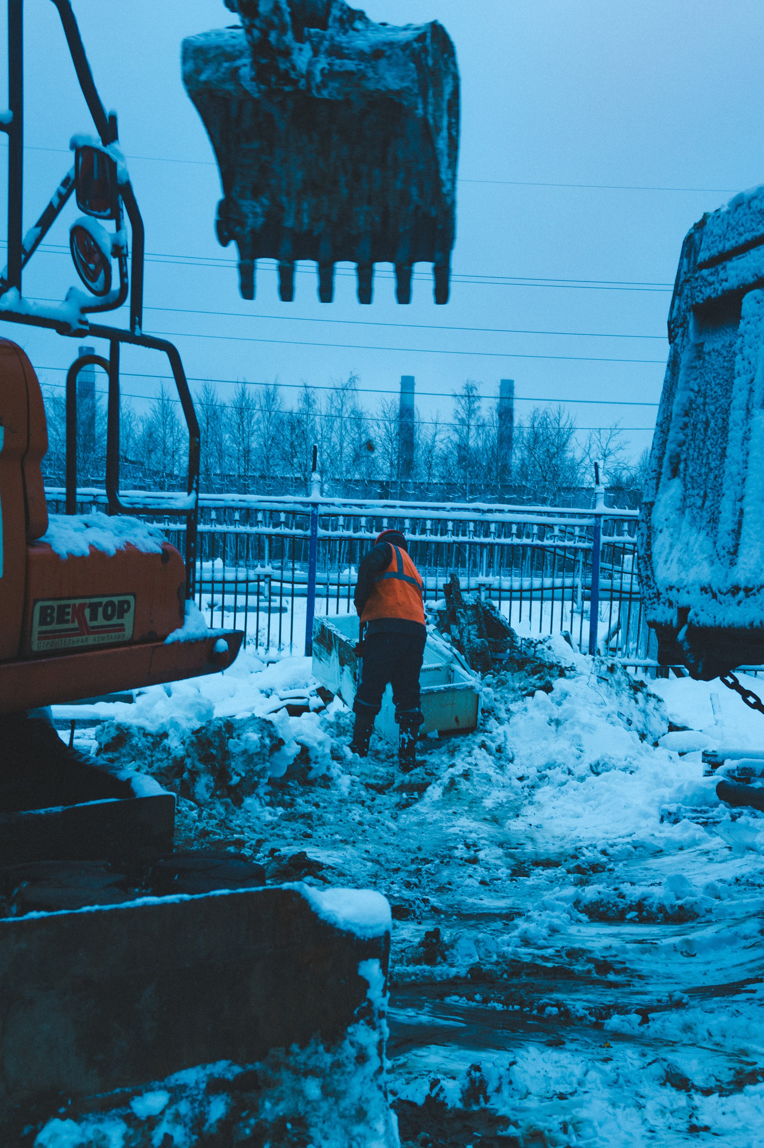 «В заснеженном омуте» Фотоэссе о заводской глубинке в холодное время. Den Mirov — Фотограф, Музыкант