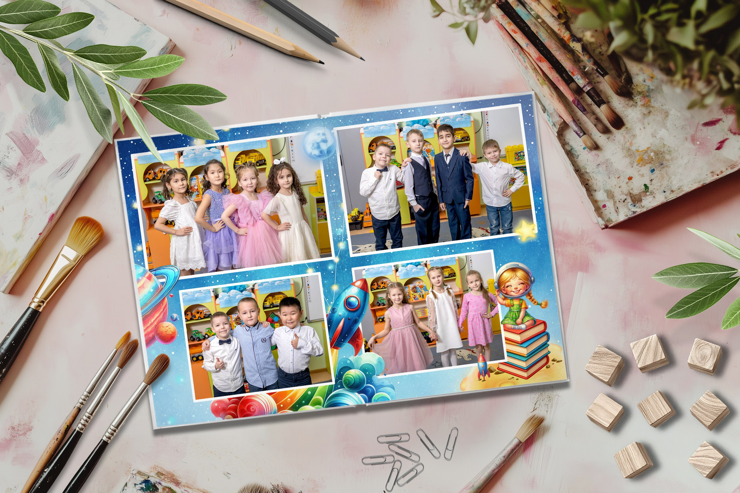 Дизайн Космос. Выпускные альбомы в Подольске Москве и МО