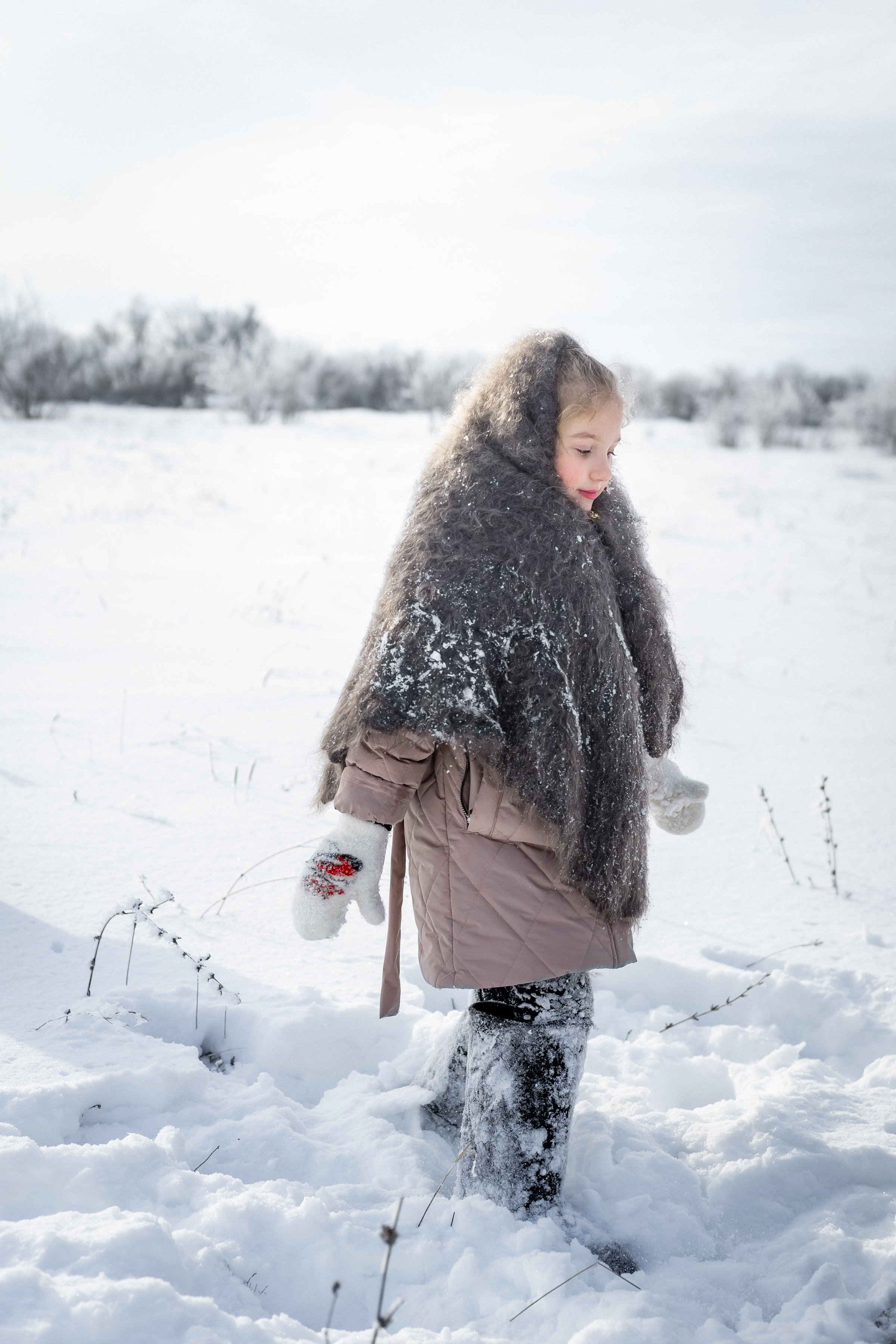 Зимняя в русском народном стиле. Ольга Плаксина фотограф в Саратове