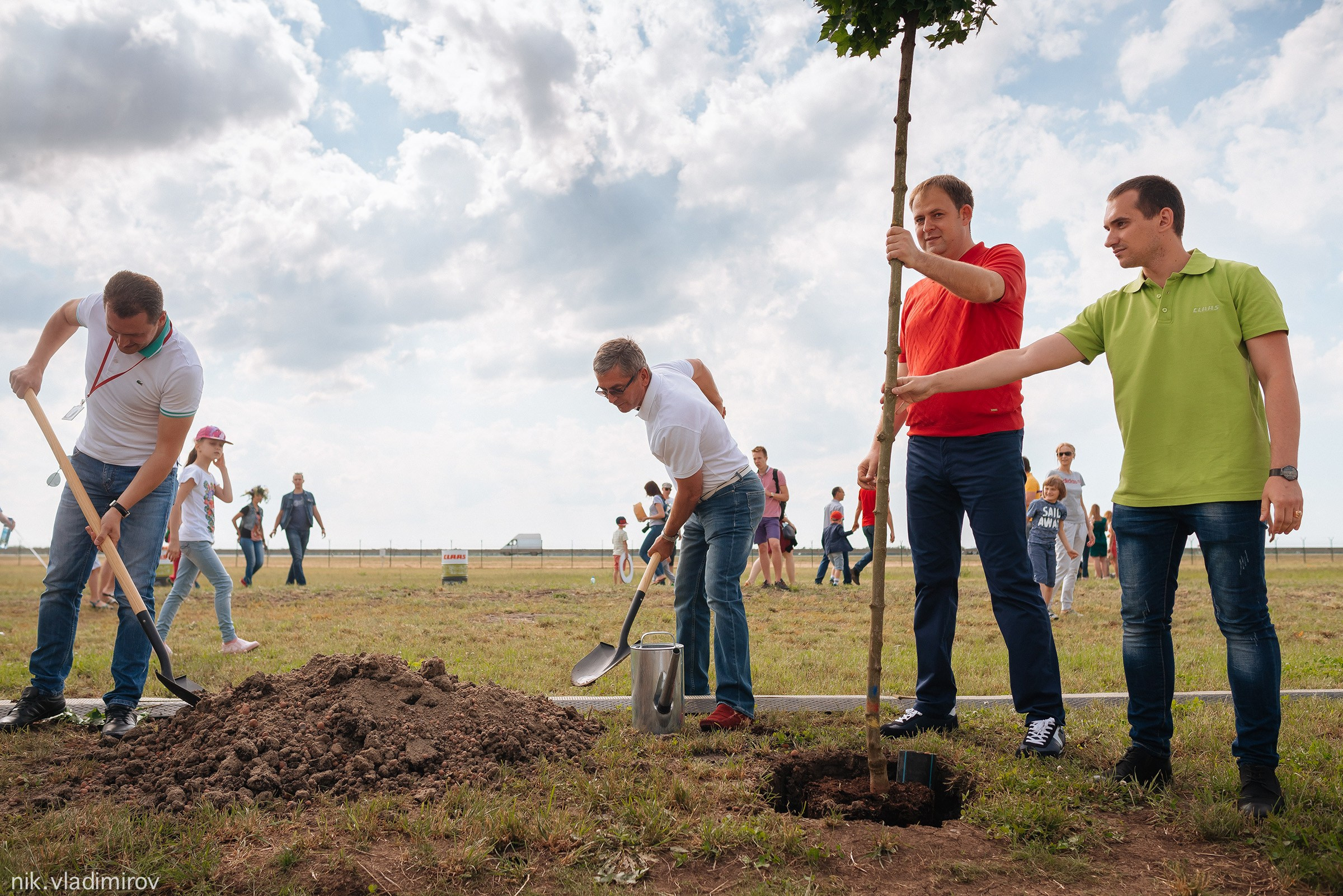 Семейный праздник на заводе «CLAAS». Фотограф Николай Владимиров