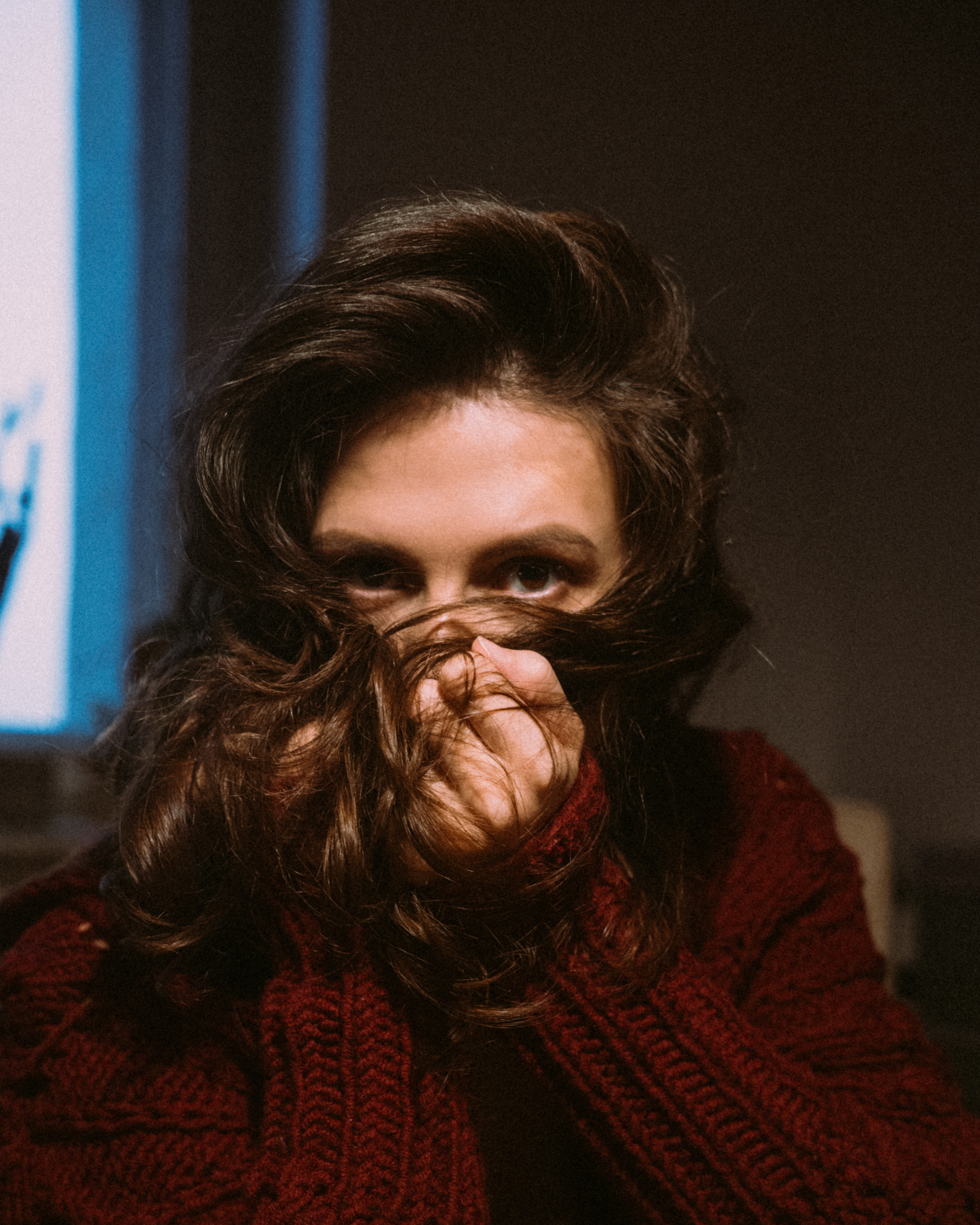 Музыкант, певица, Екатерина Яшникова, портретная фотосессия, фотосессия дома