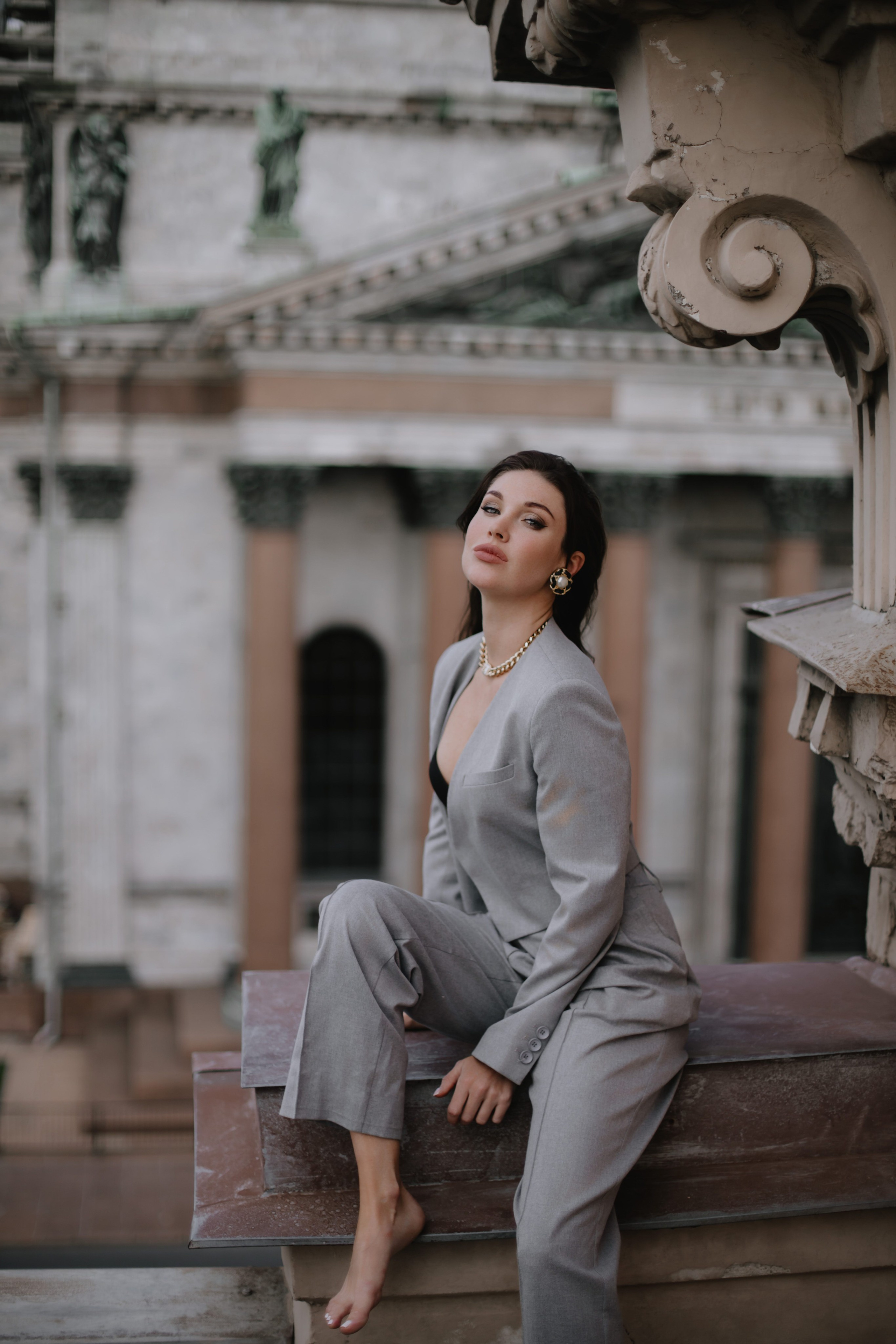 Вероника (съемка на крыше). Фотограф в Москве и Санкт-Петербурге Дарина