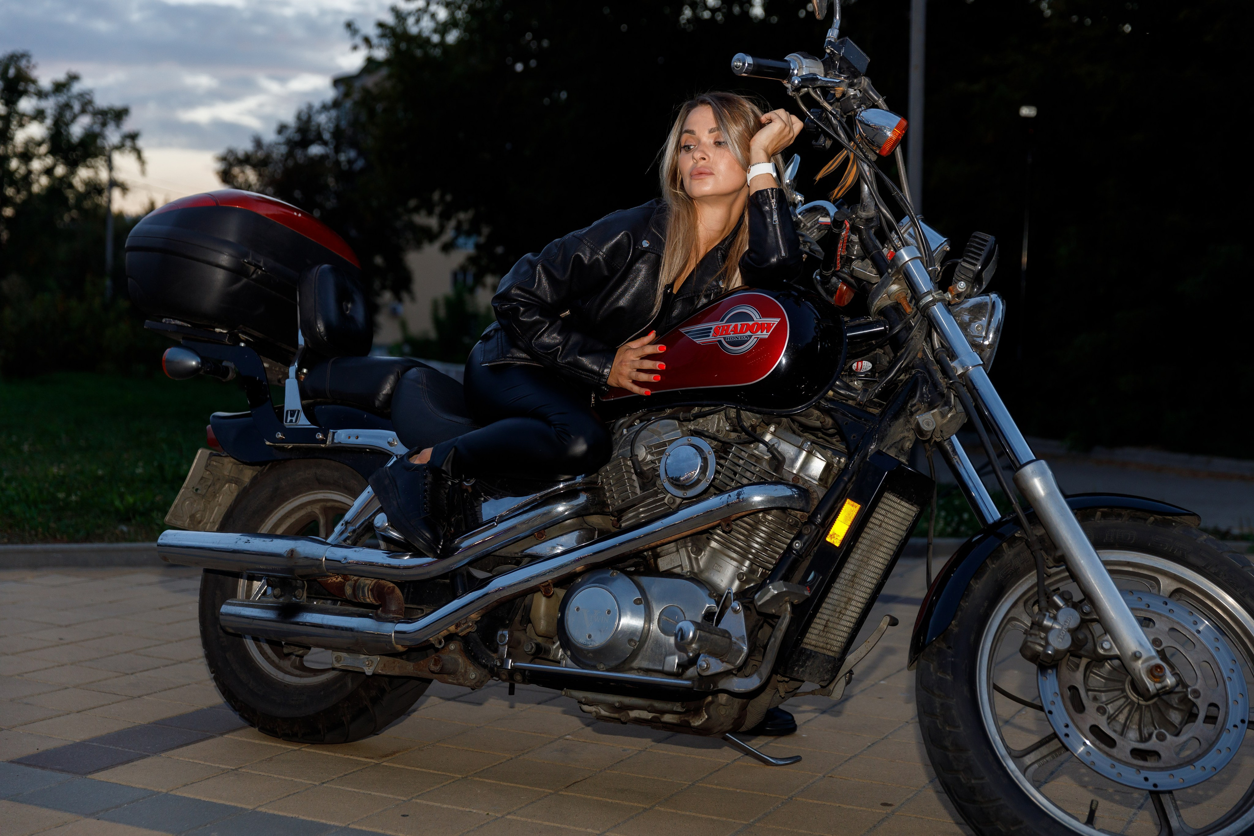 На мотоцикле. Школьный и детский фотограф Старожилово