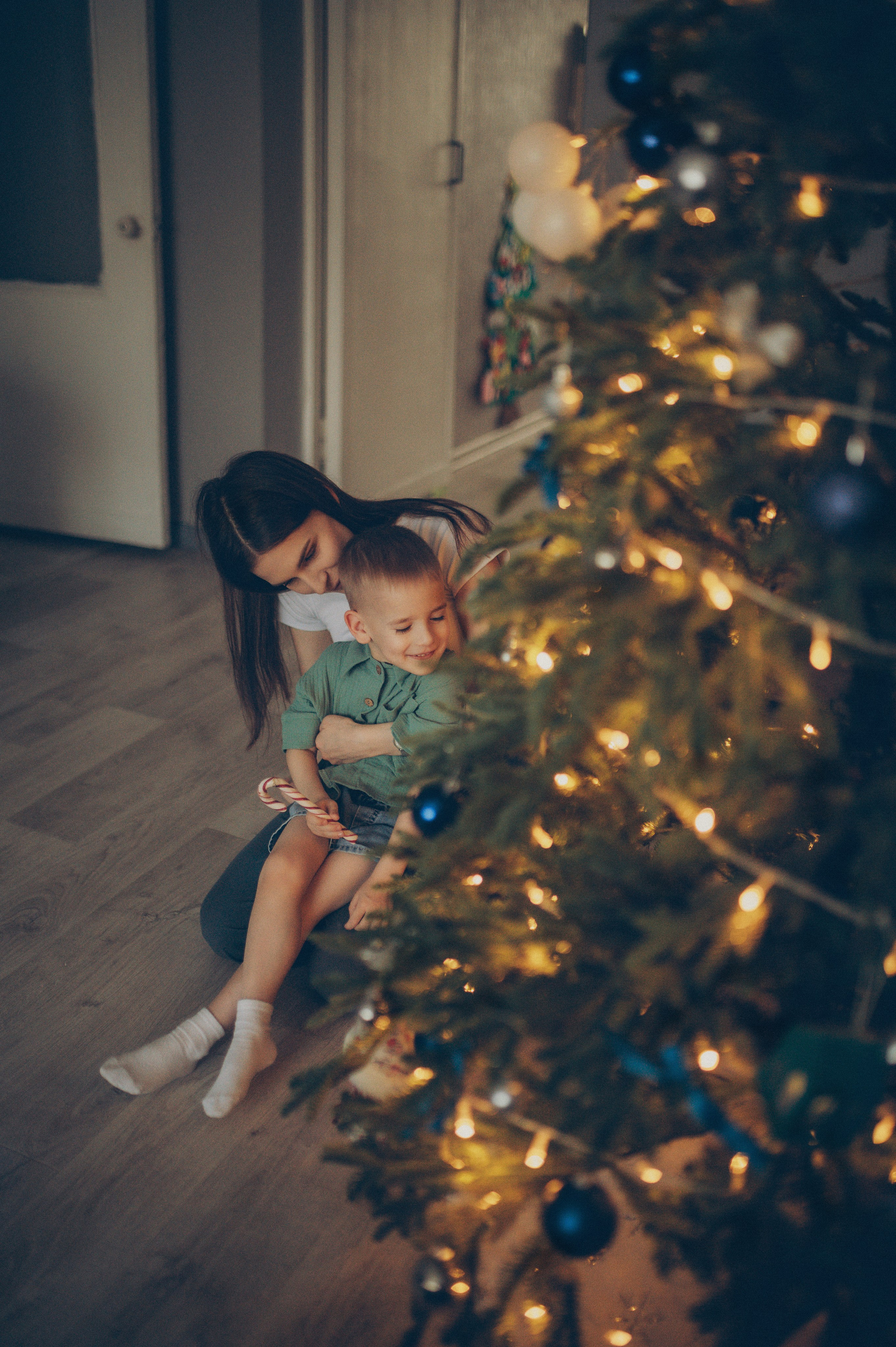 Миша и Тимофей (новогодняя домашняя). Фотограф, г. Лесной Свердловской области