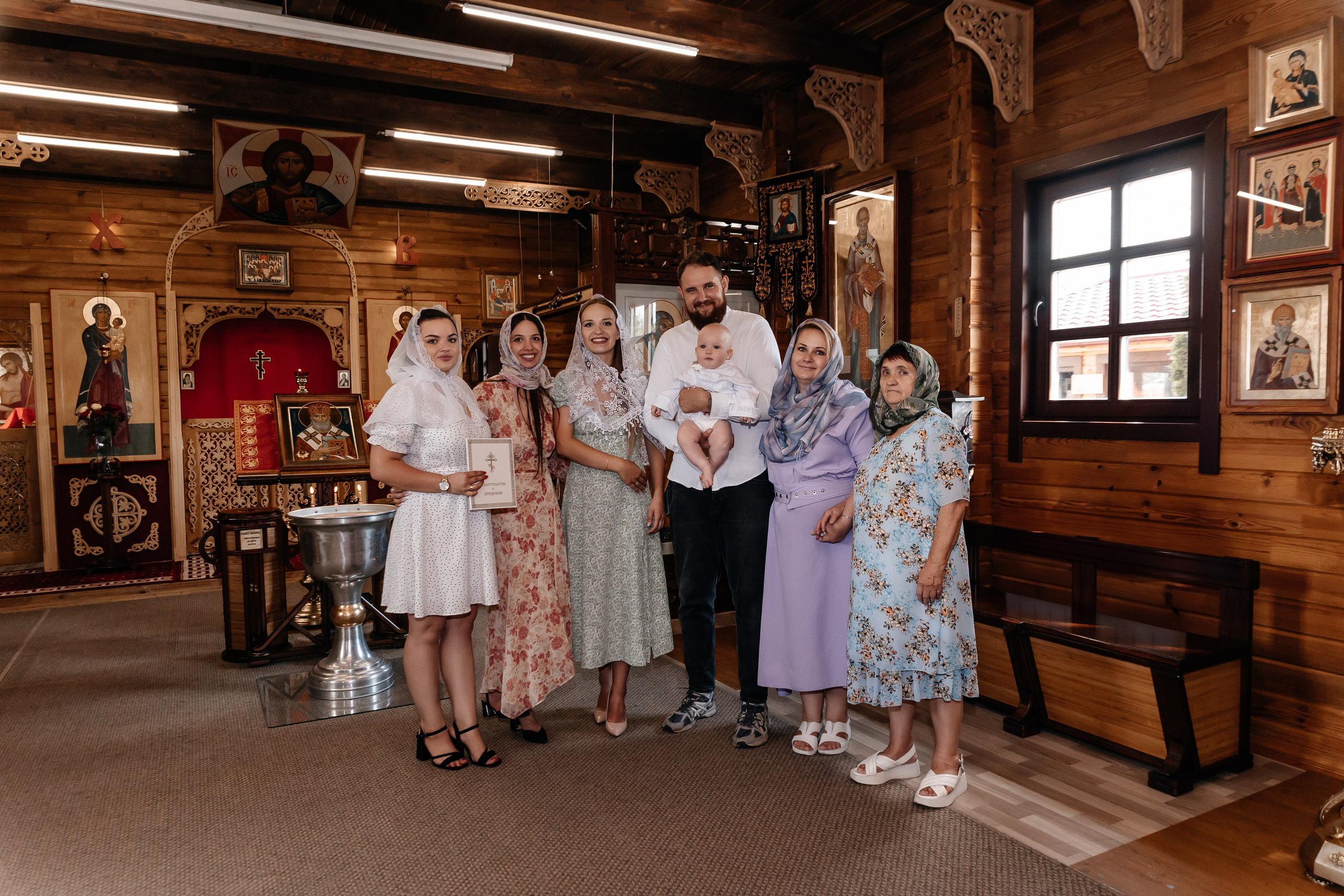 Крещение Эмилии. Семейный фотограф Минск Усова Ольга