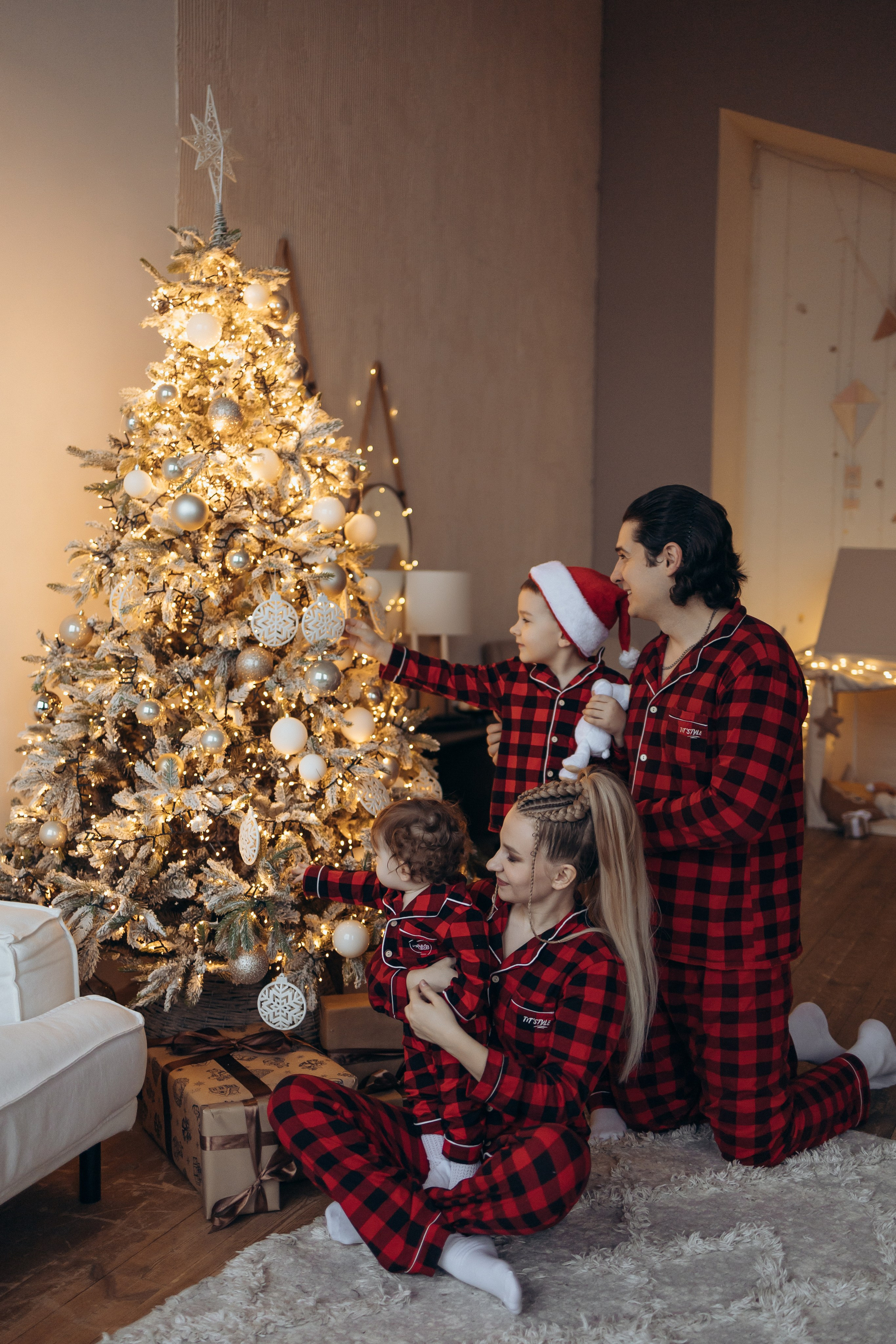 Новый год в красных пижамах. Свадебный фотограф в Тольятти Валерия Барышкина