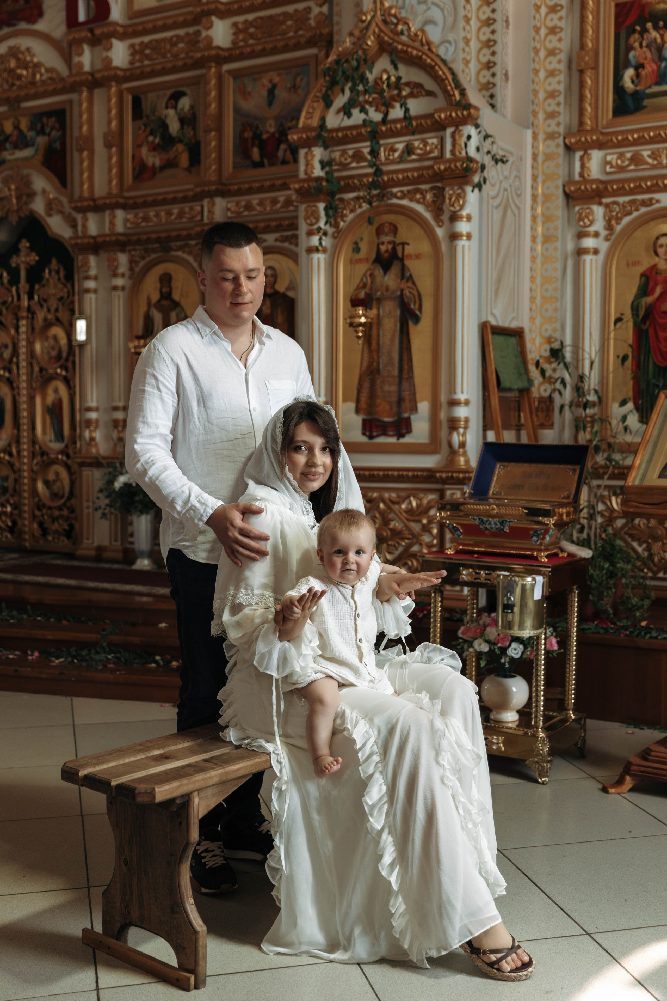 Таинство Крещения Льва. Фотограф Сальск Катерина