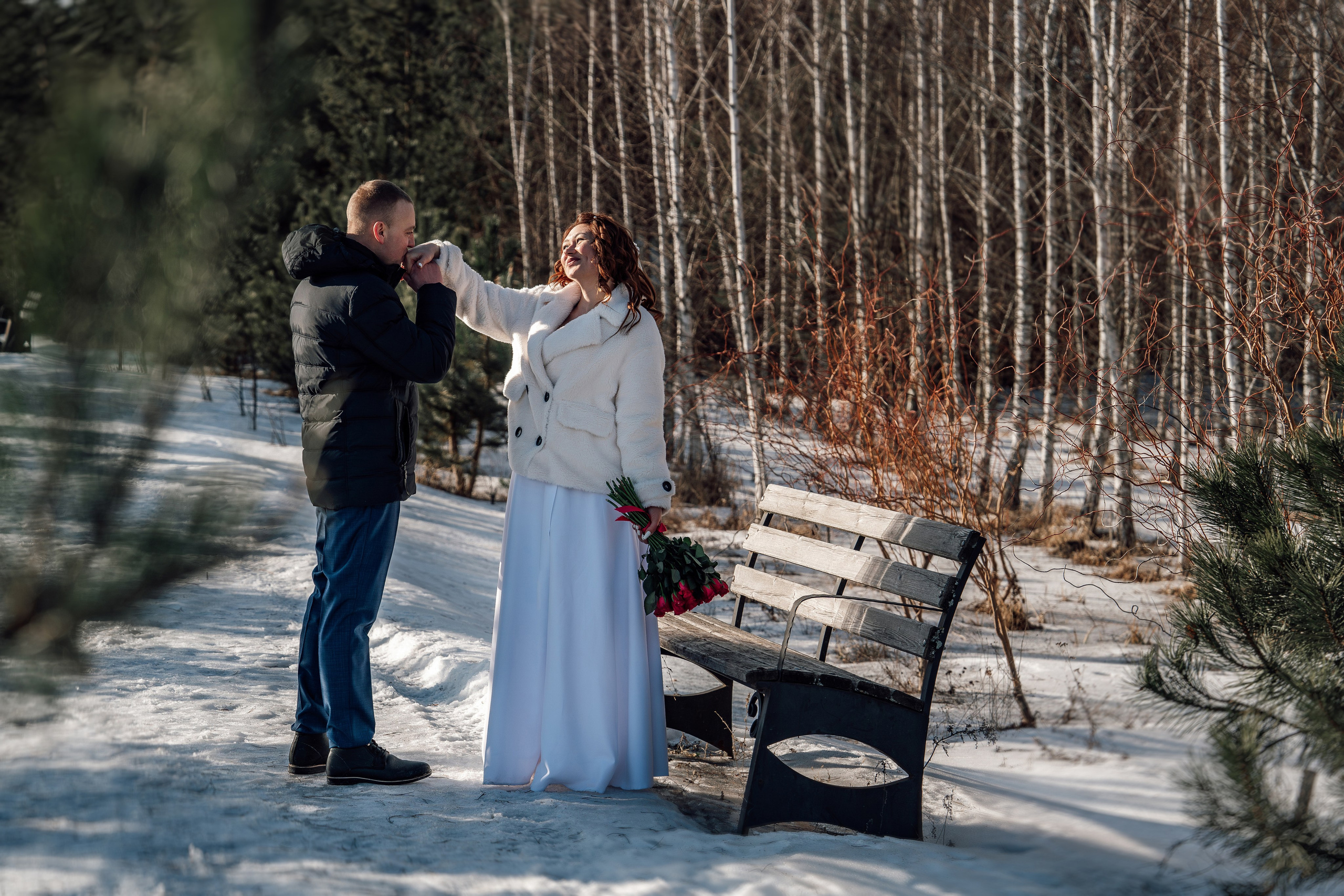 Зимняя свадьба Алексея и Марины. Фотограф Юлия Паськова, город Бирюч