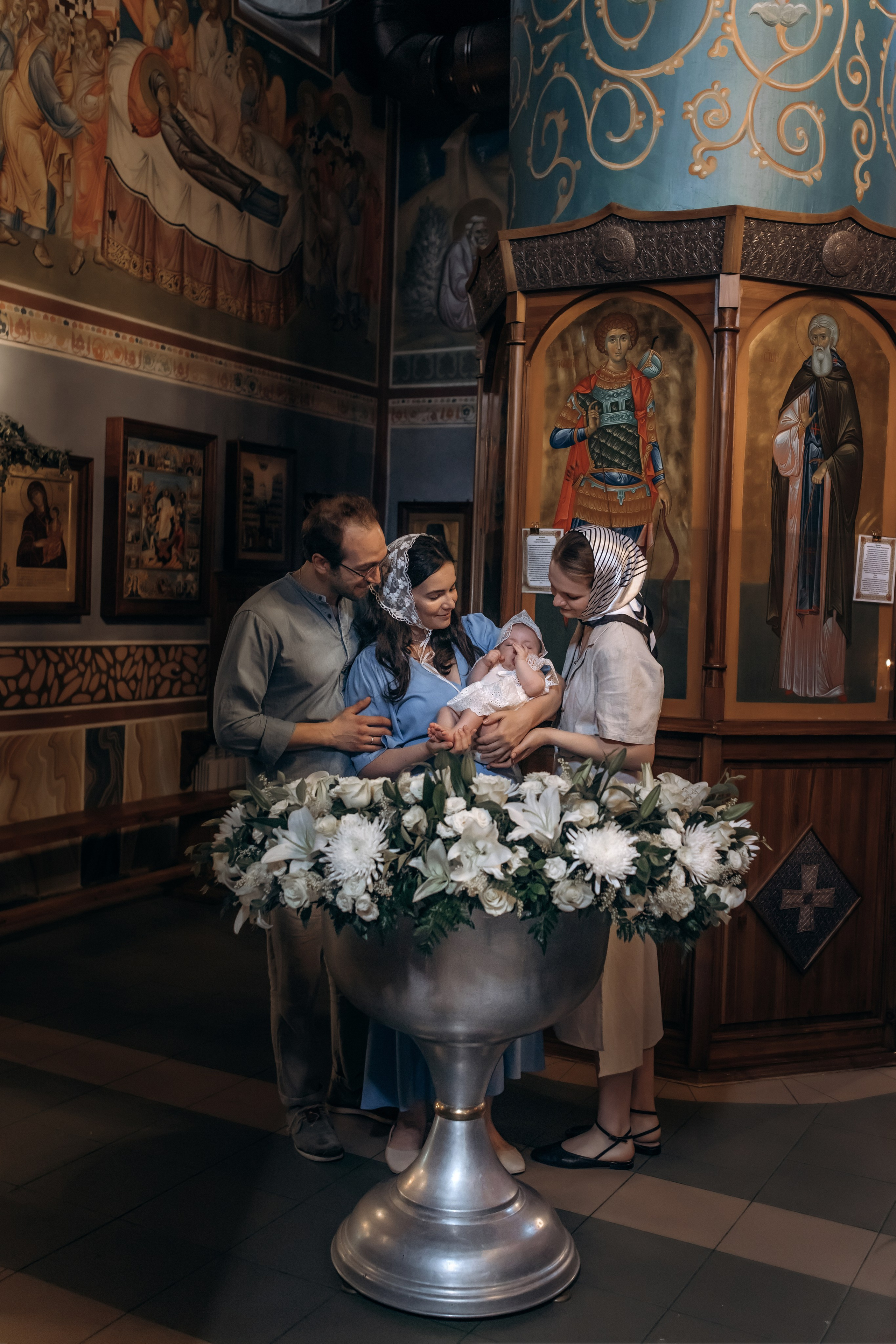 Крещение Софии. Фотограф на крещении и венчании Елена Плинер, Псков и Псковская область