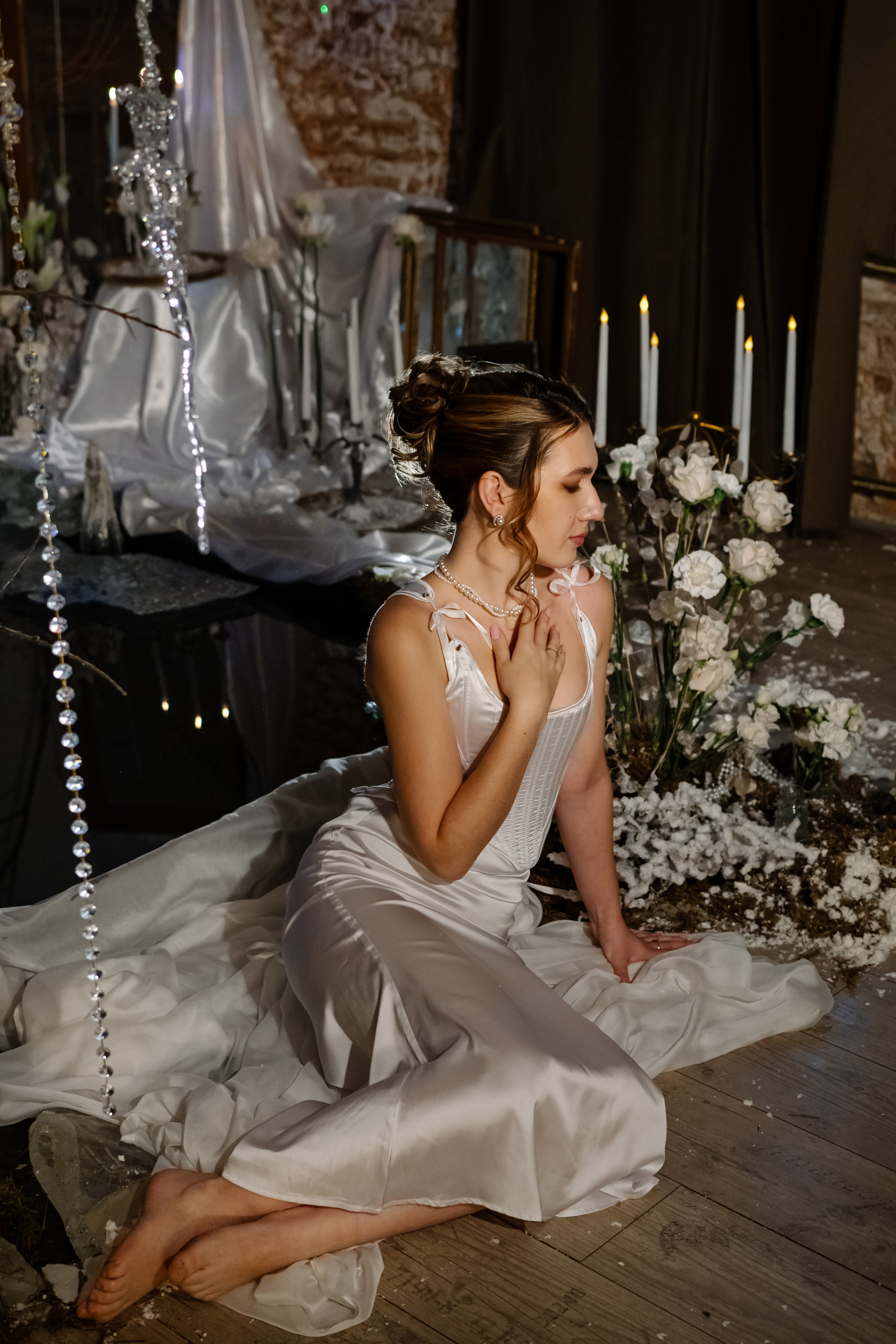 Индивидуальная. Со свечами. Свадебный и сеейный фотограф в Санкт-Петербурге Елена Худякова