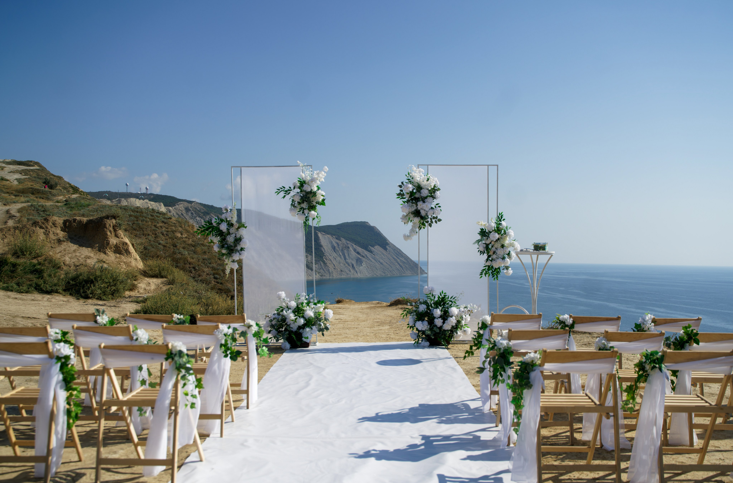 Съёмка декора для выездной регистрации. Главная