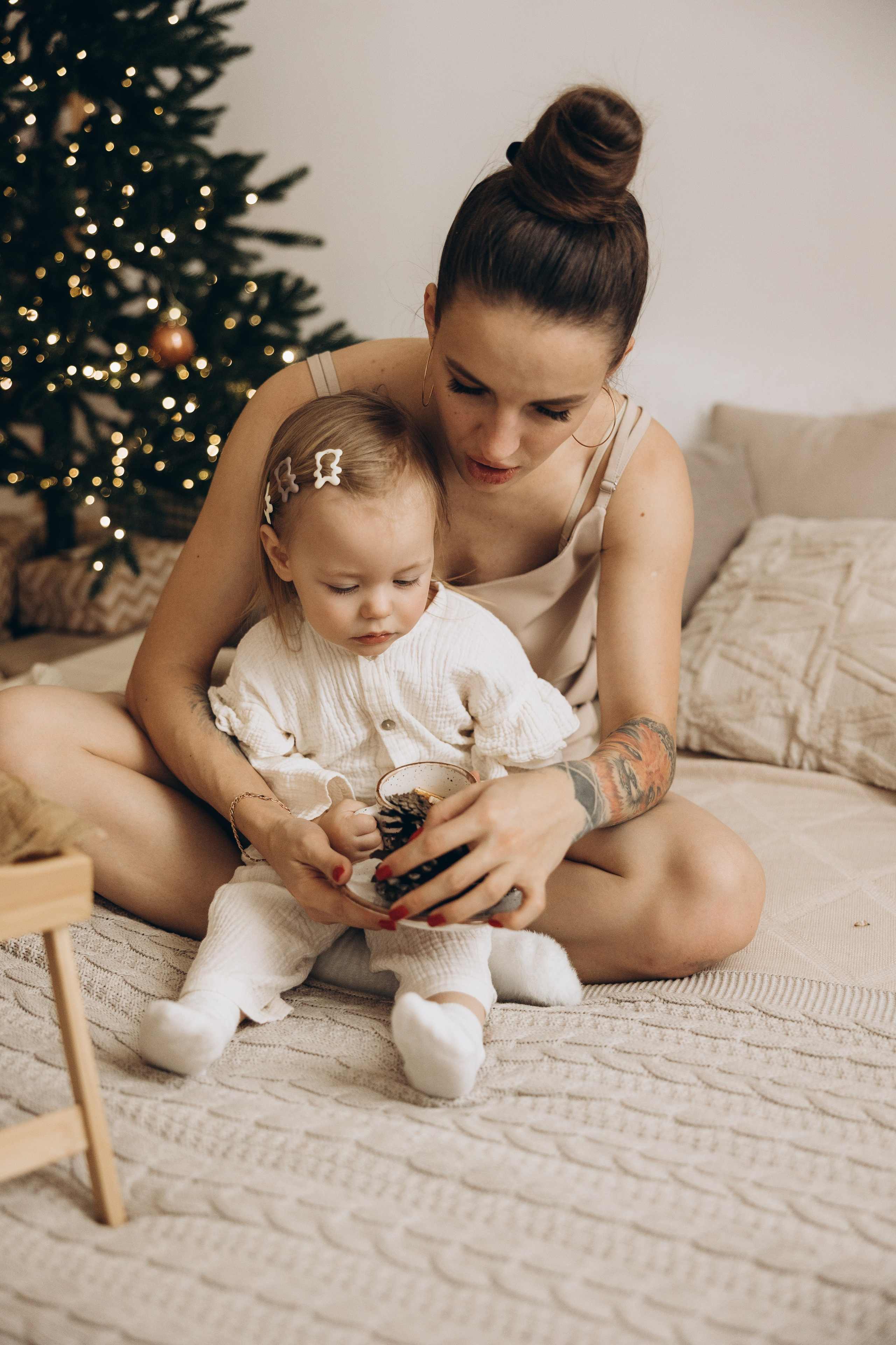 Ольга и Мирослава НГ. Семейный фотограф в Москве Виктория Ястребинская