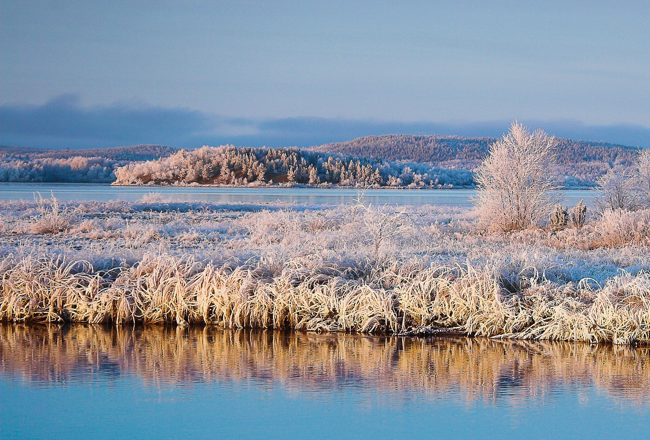 Зима. Пейзажи Крайнего Севера. Баренцево море, Рыбачий, Средний, Немецкий