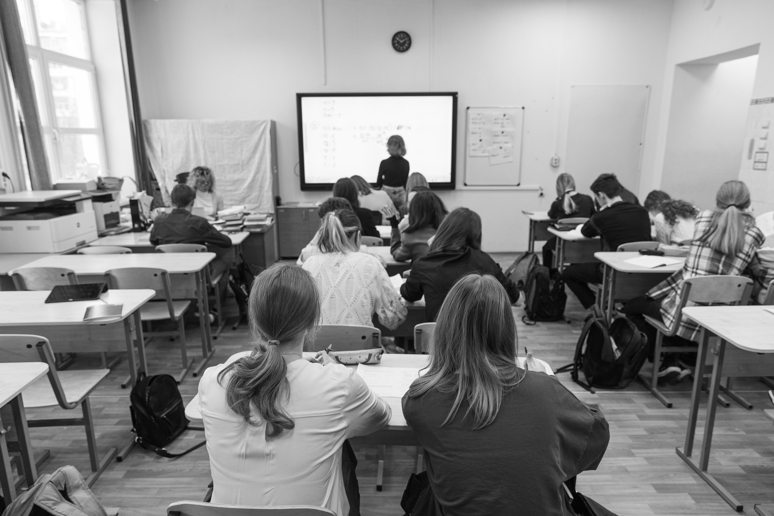 Репортаж с урока. Школьный фотограф в Москве Семенова Ирина